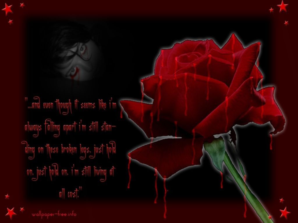 Emo Roses Wallpapers Wallpaper Cave