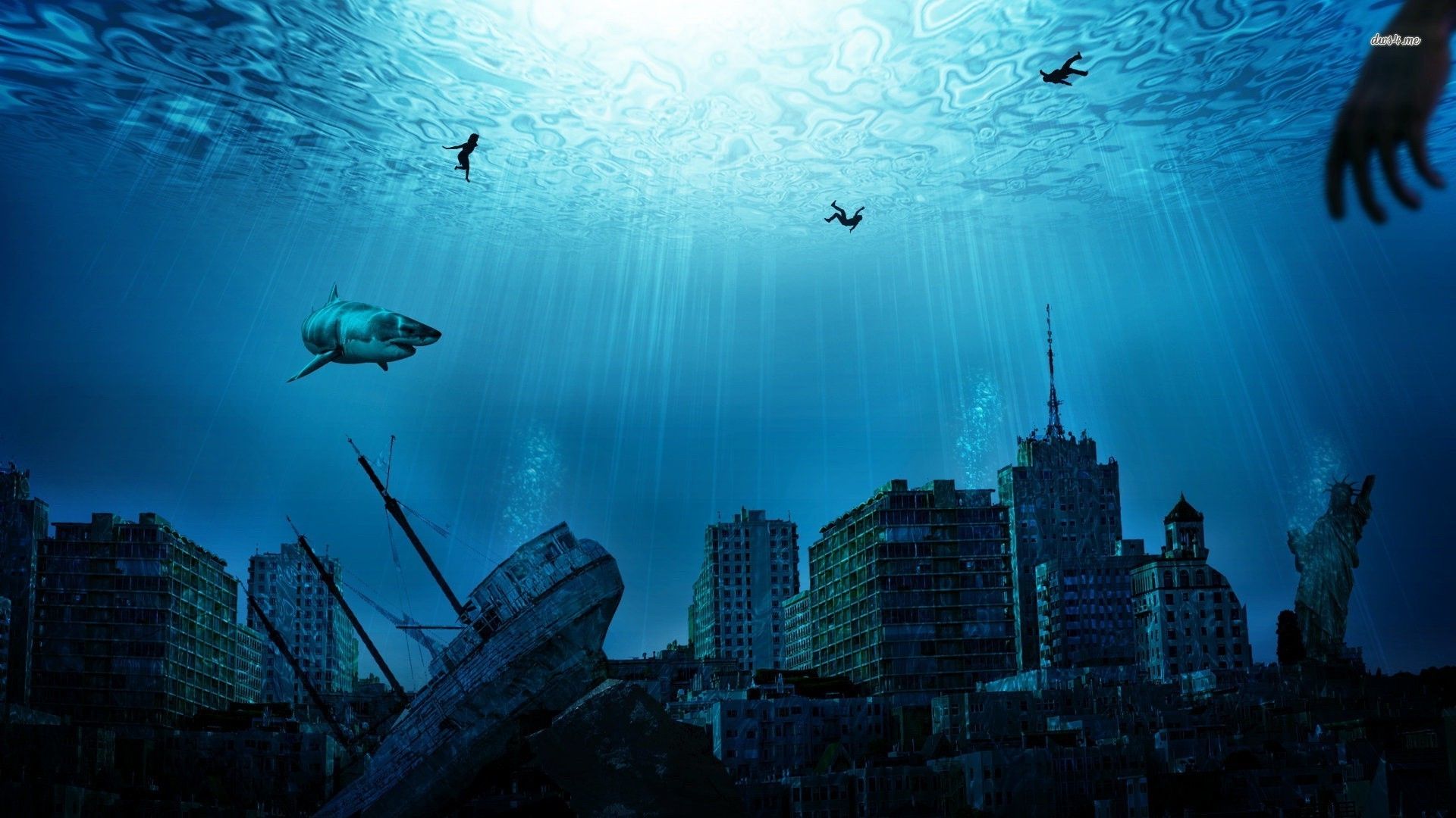 Underwater City Wallpapers Wallpaper Cave