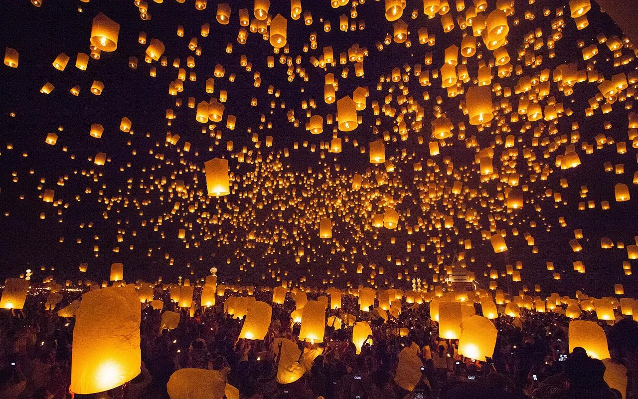 Sky Lantern Wallpapers Wallpaper Cave