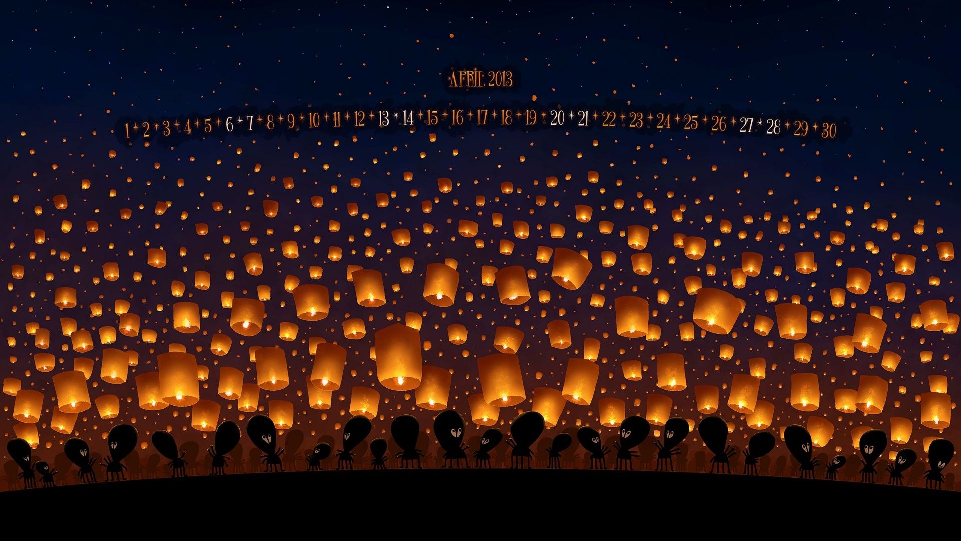Sky Lantern Wallpapers Wallpaper Cave
