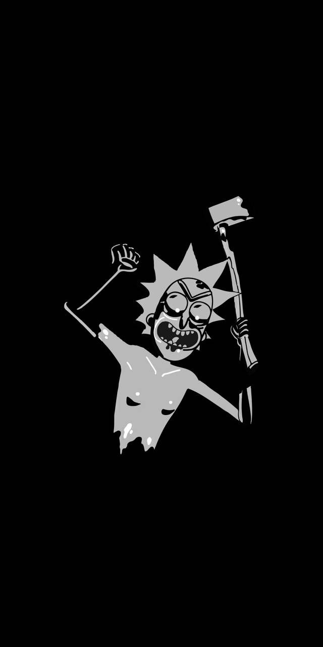 Rick And Morty Black Wallpapers Wallpaper Cave
