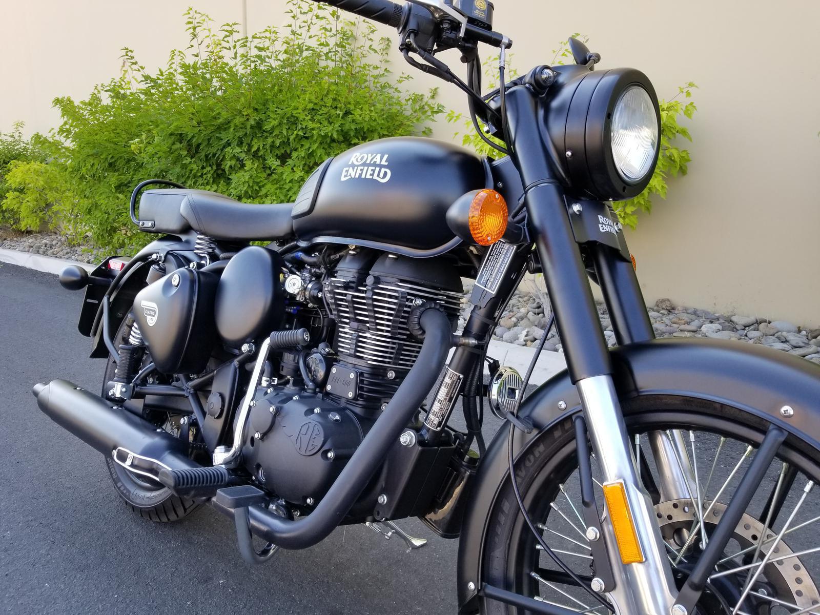 Black Royal Enfield HD Wallpaper