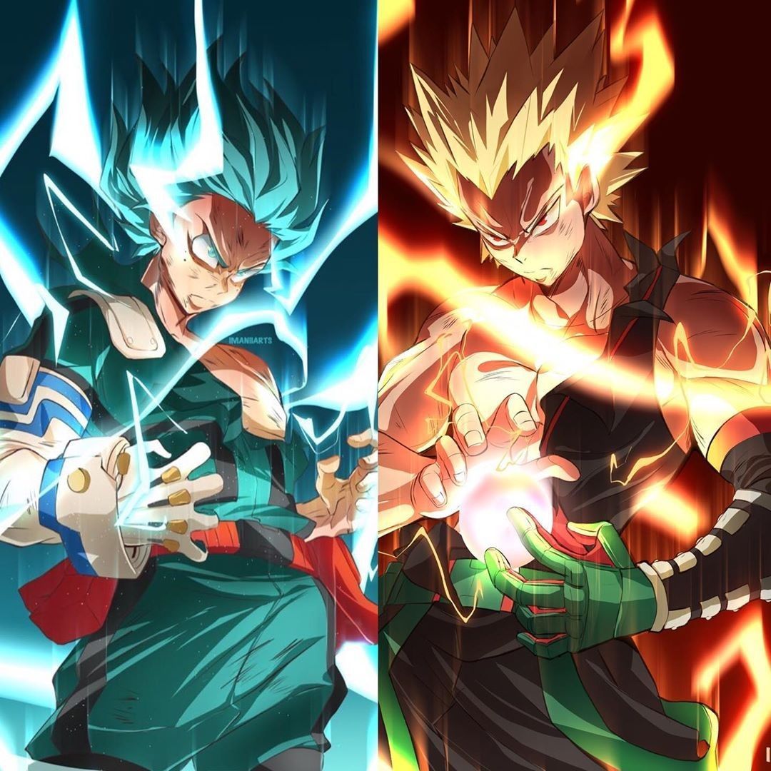 Deku And Bakugo One For All Wallpapers Wallpaper Cave