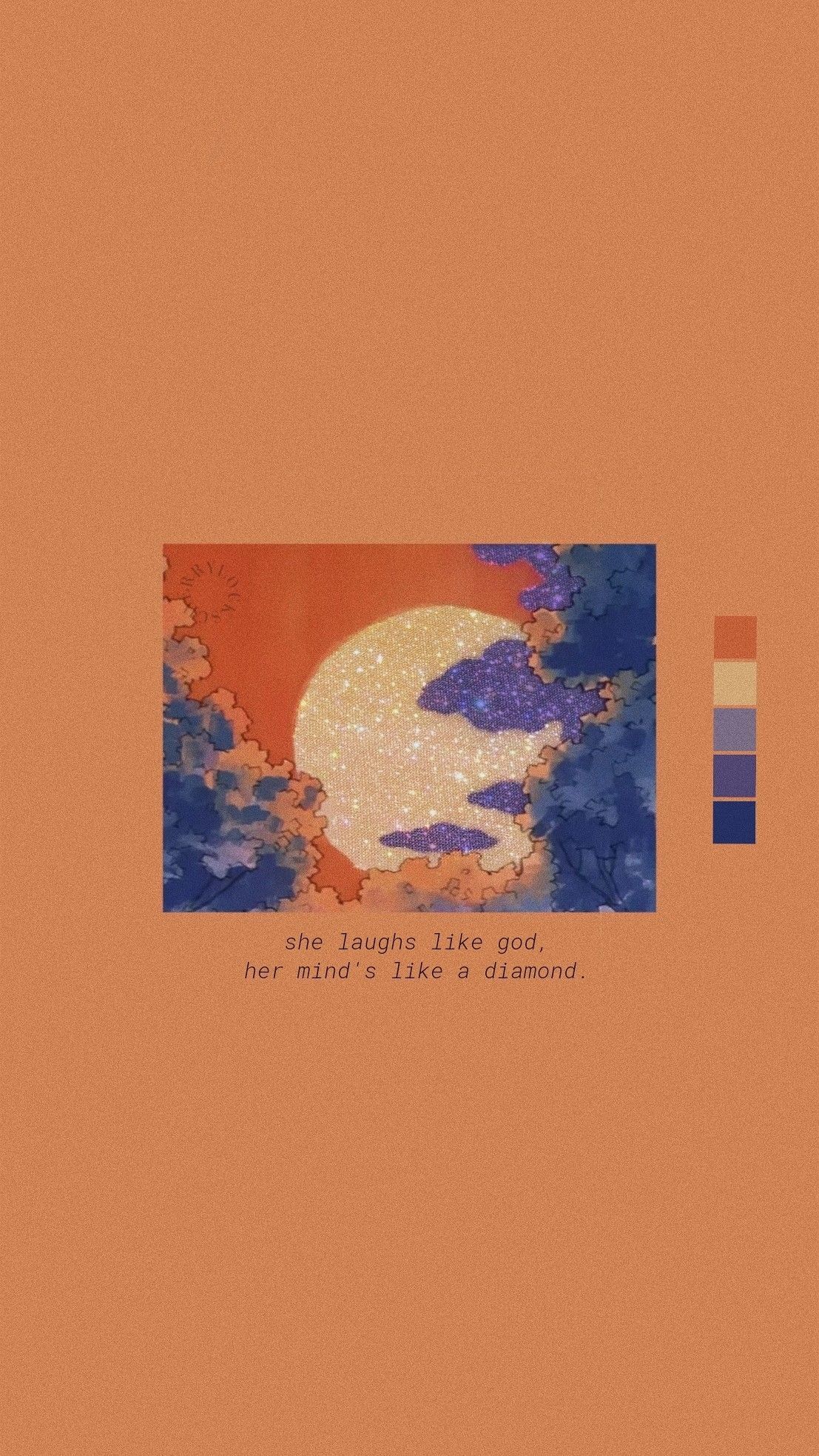 Orange Aesthetic Anime Wallpapers Wallpaper Cave