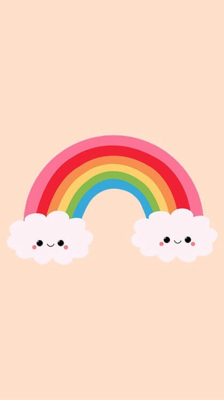 Kawaii Rainbow Wallpapers Wallpaper Cave