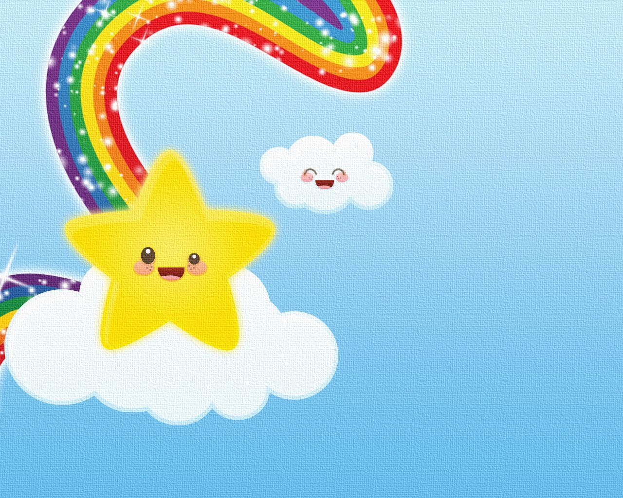 Kawaii Rainbow Wallpapers Wallpaper Cave
