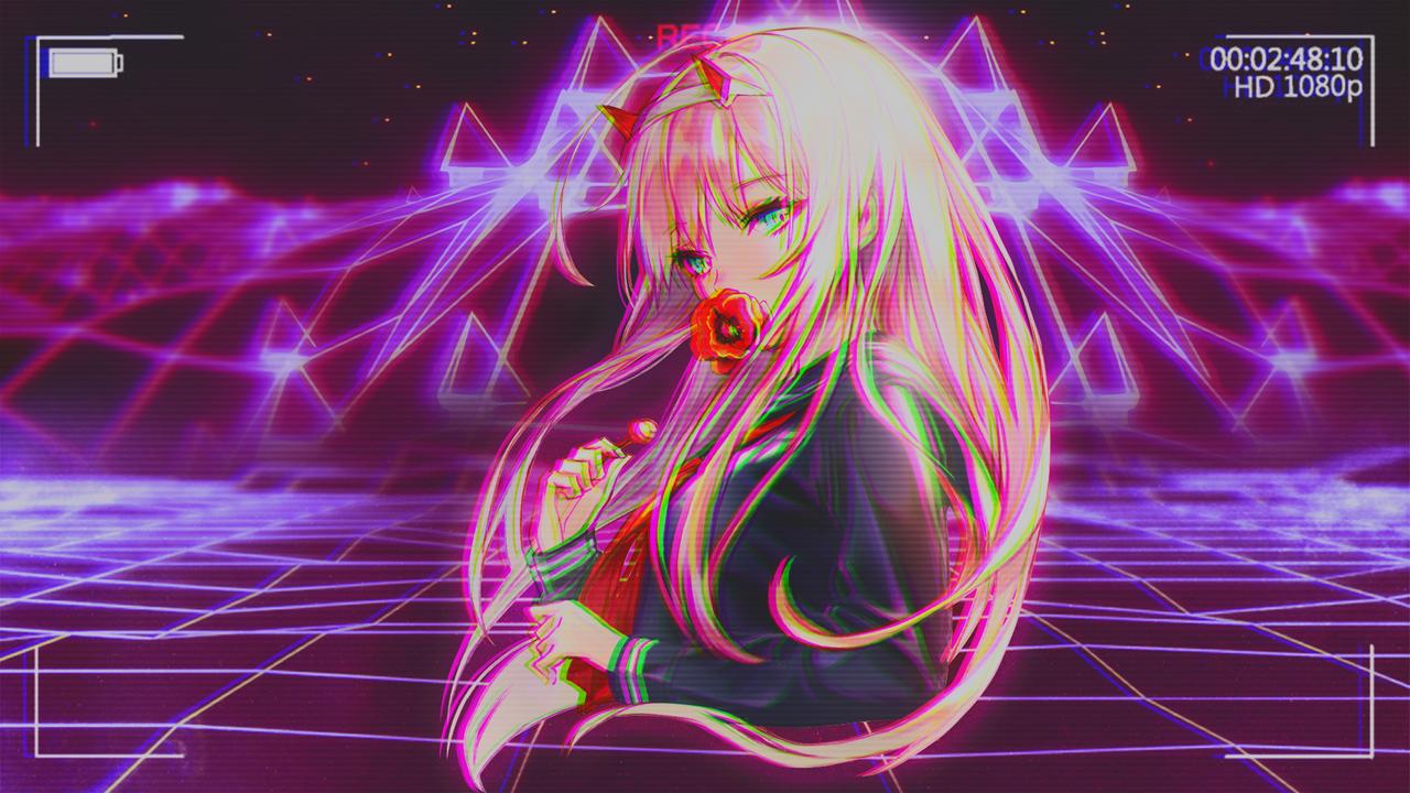 Neon Pink Anime Wallpapers Wallpaper Cave
