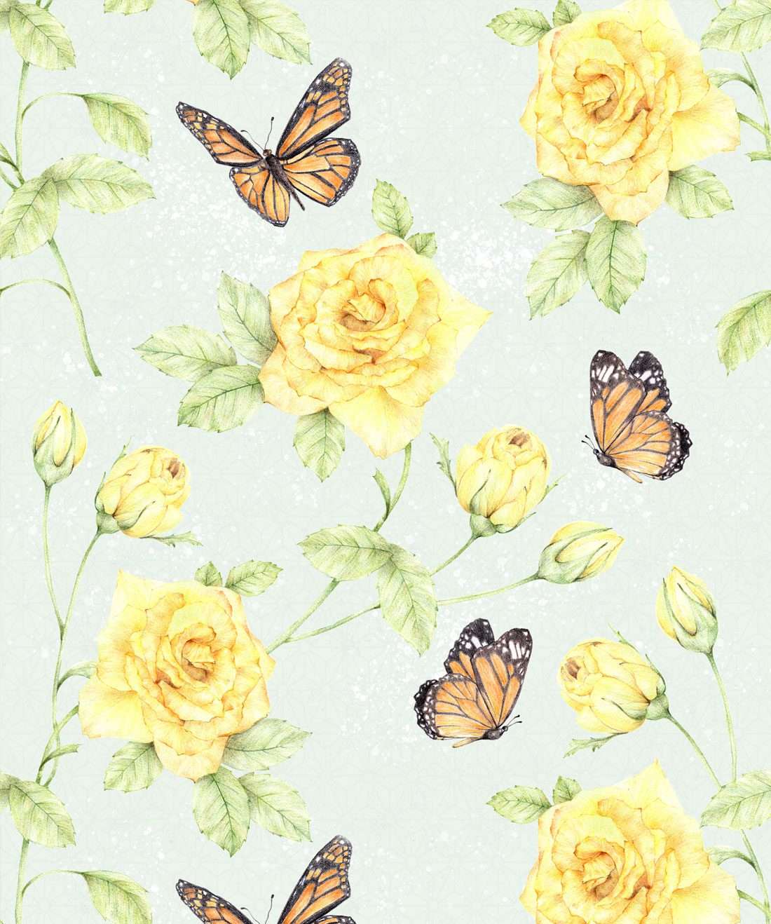 Yellow Butterfly Aesthetic Wallpapers Wallpaper Cave