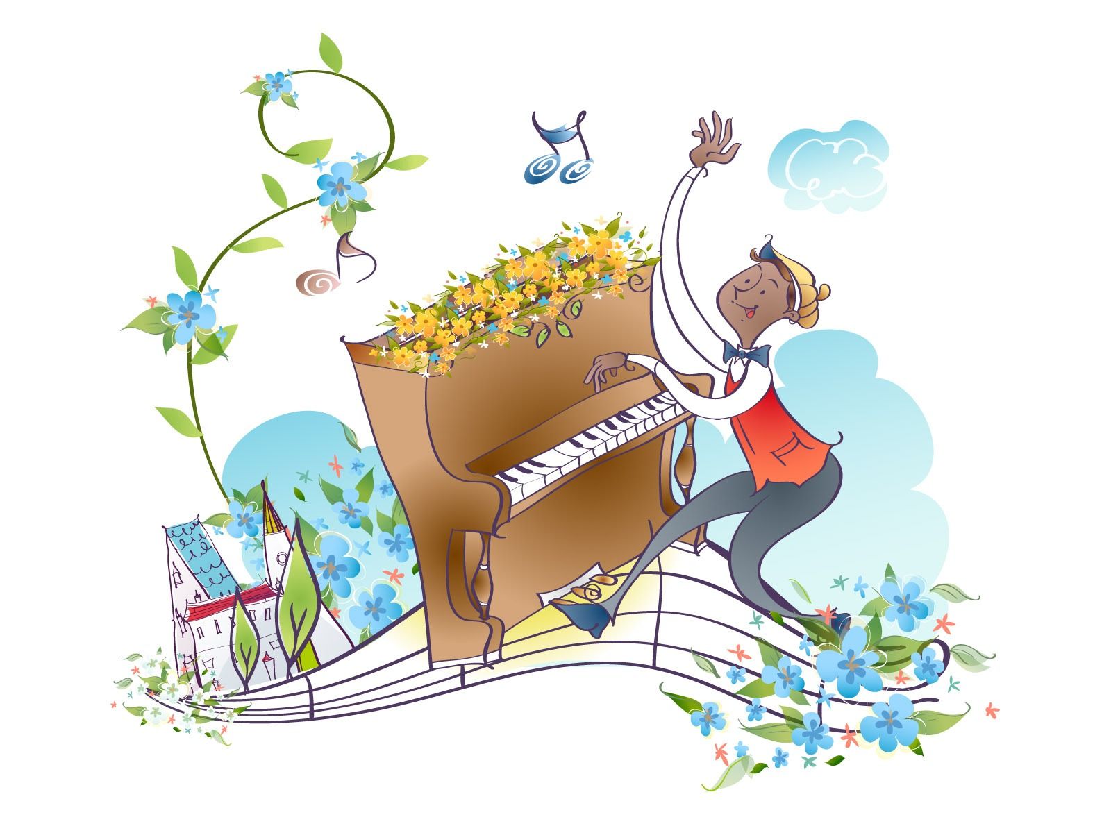 Cartoon Music Wallpapers Wallpaper Cave