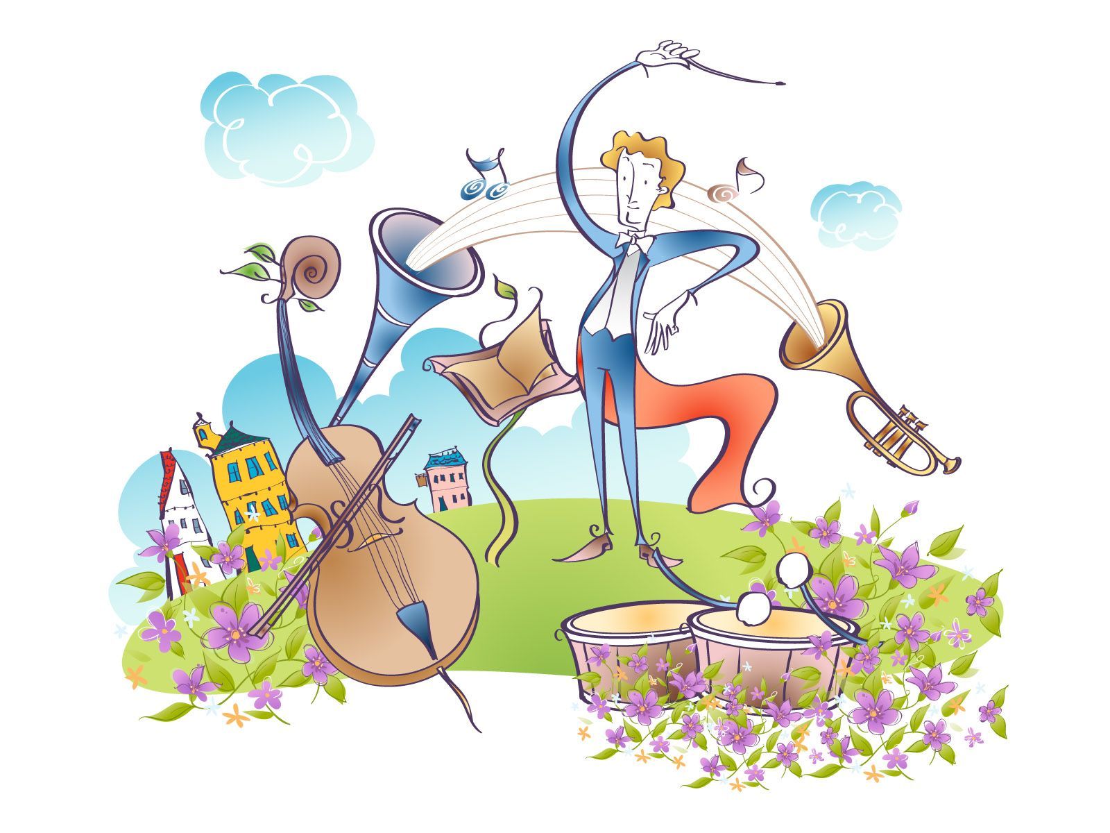 Cartoon Music Wallpapers Wallpaper Cave