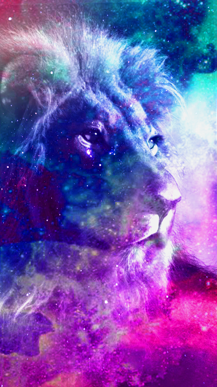 Galaxy Lion Wallpapers Wallpaper Cave
