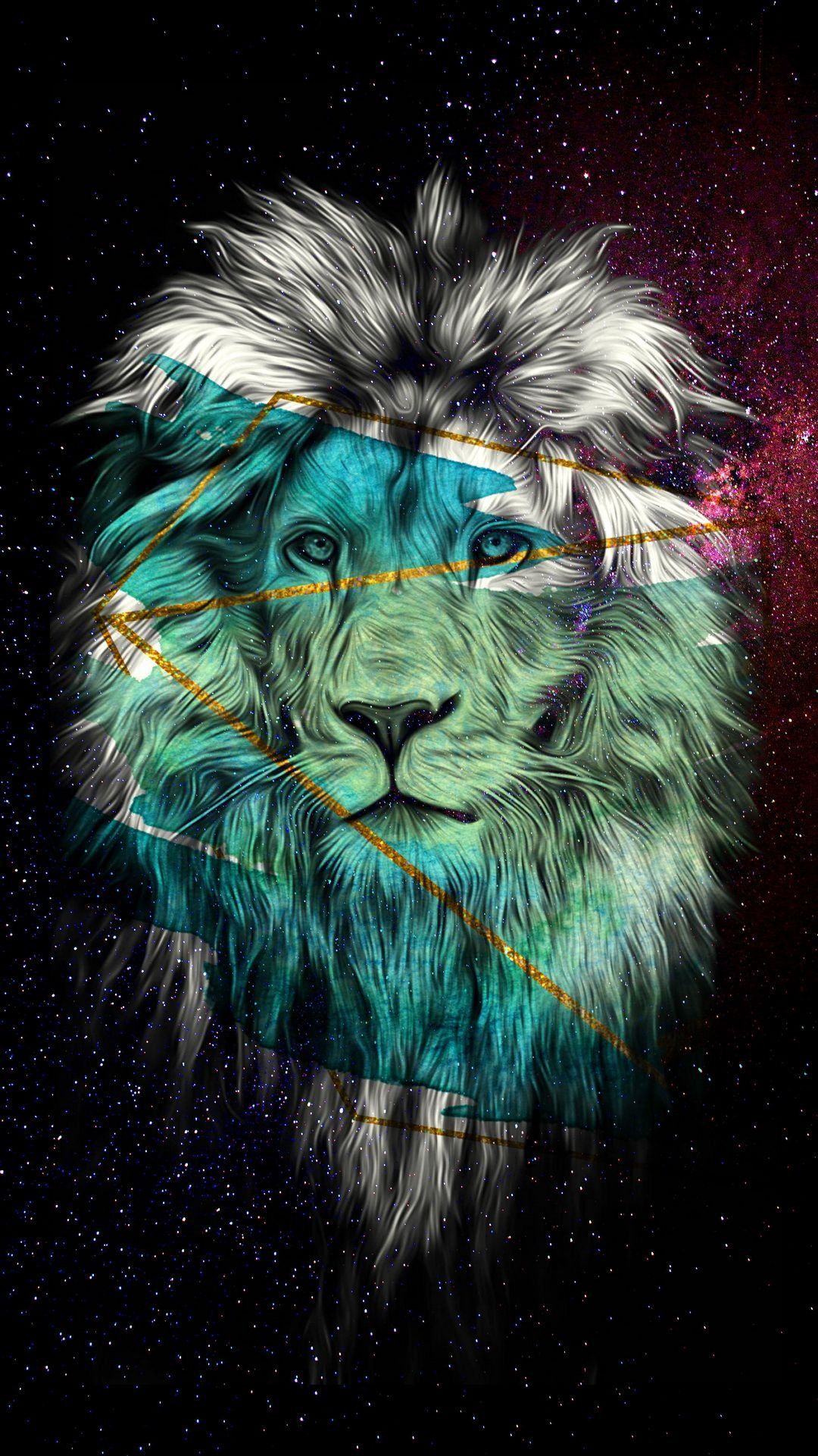 Galaxy Lion Wallpapers Wallpaper Cave