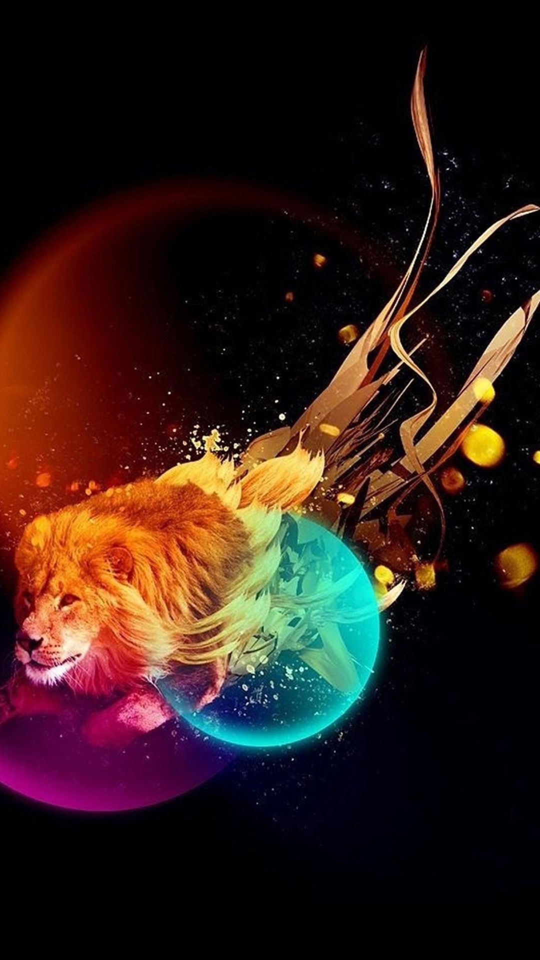 Galaxy Lion Wallpapers Wallpaper Cave
