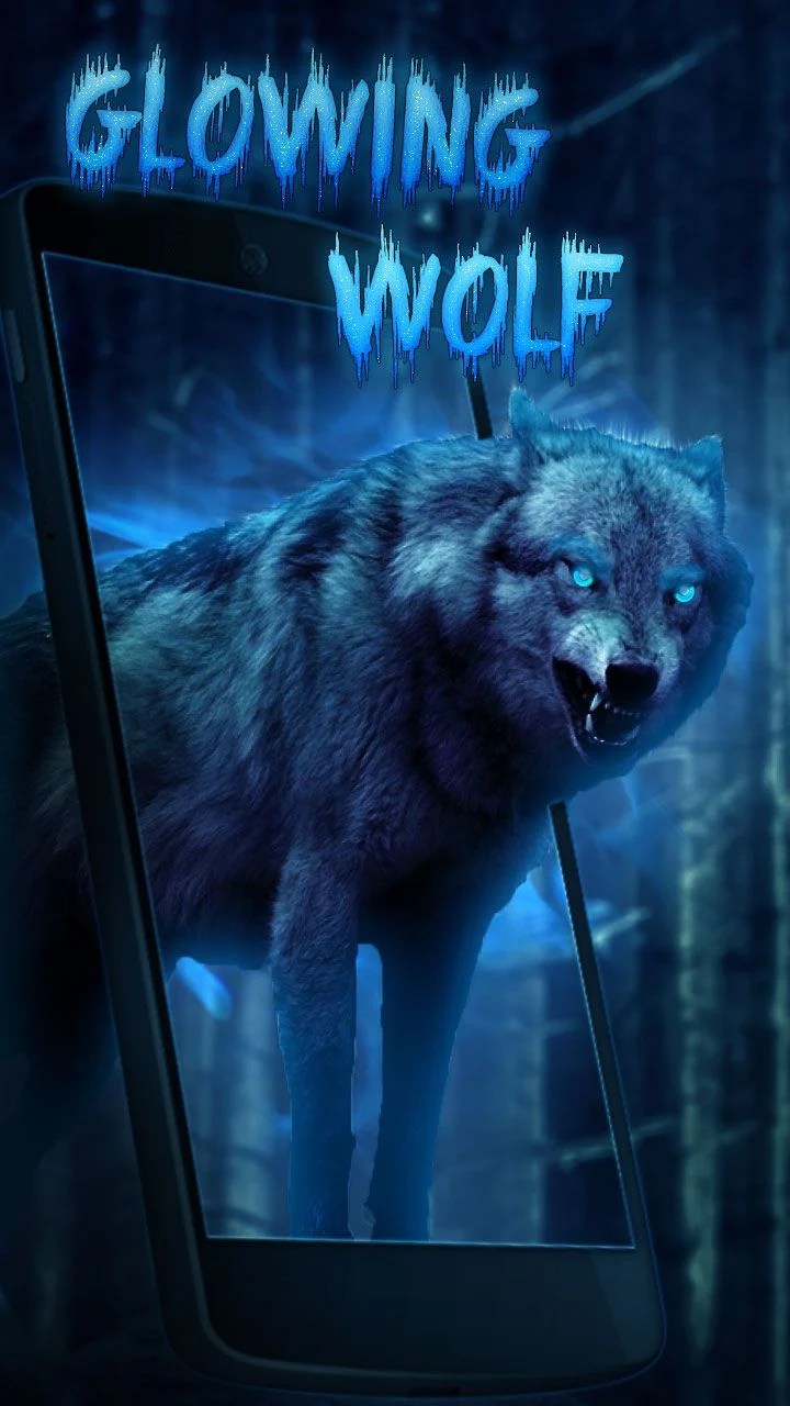 Blue And Red Wolf Wallpapers Wallpaper Cave