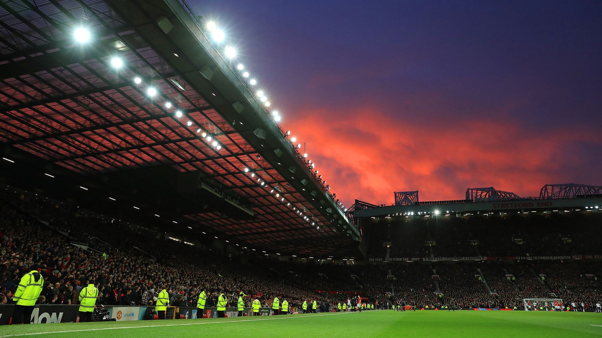 Old Trafford Manchester United Desktop Wallpapers Wallpaper Cave