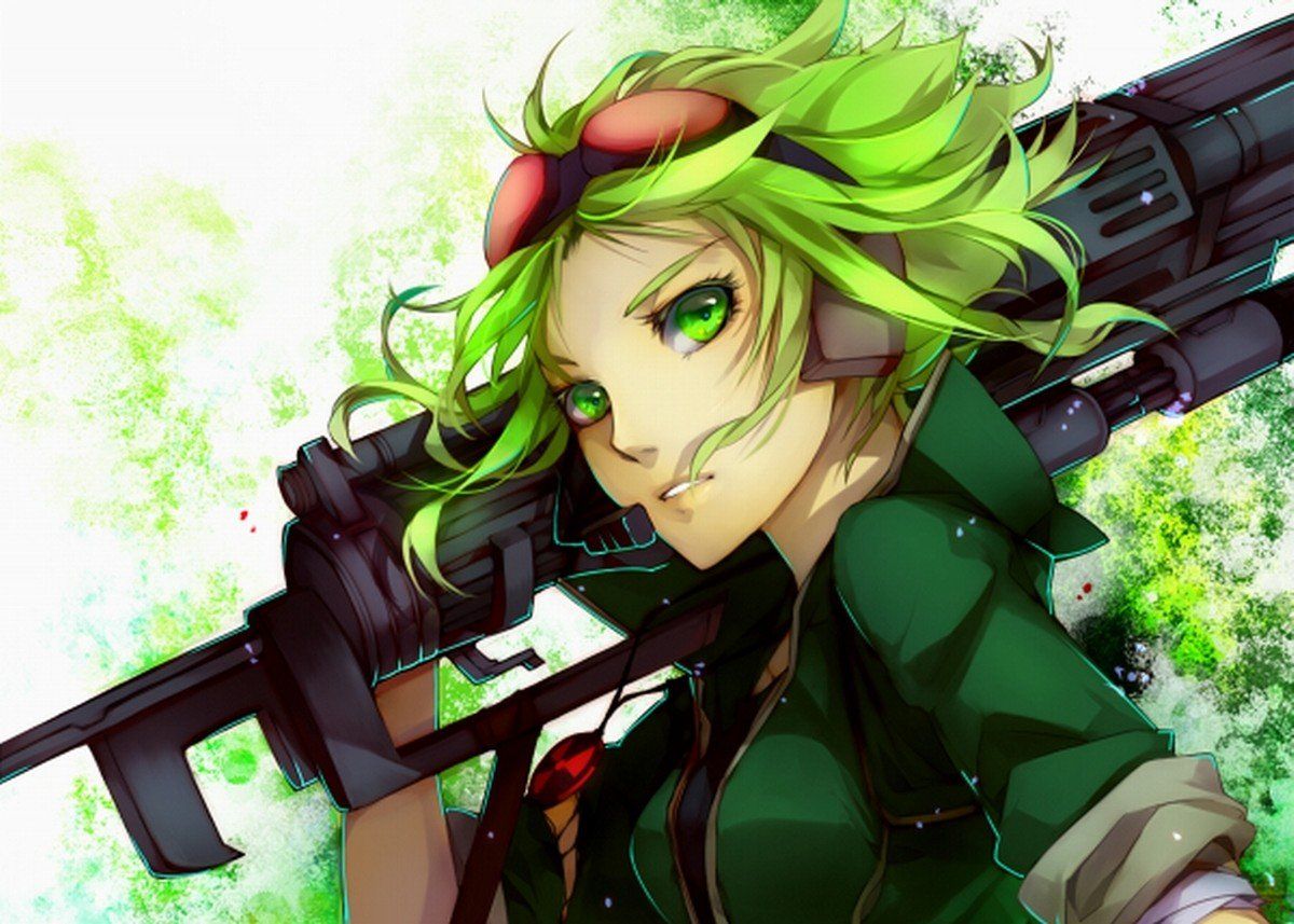 Green Anime Girls Wallpapers Wallpaper Cave