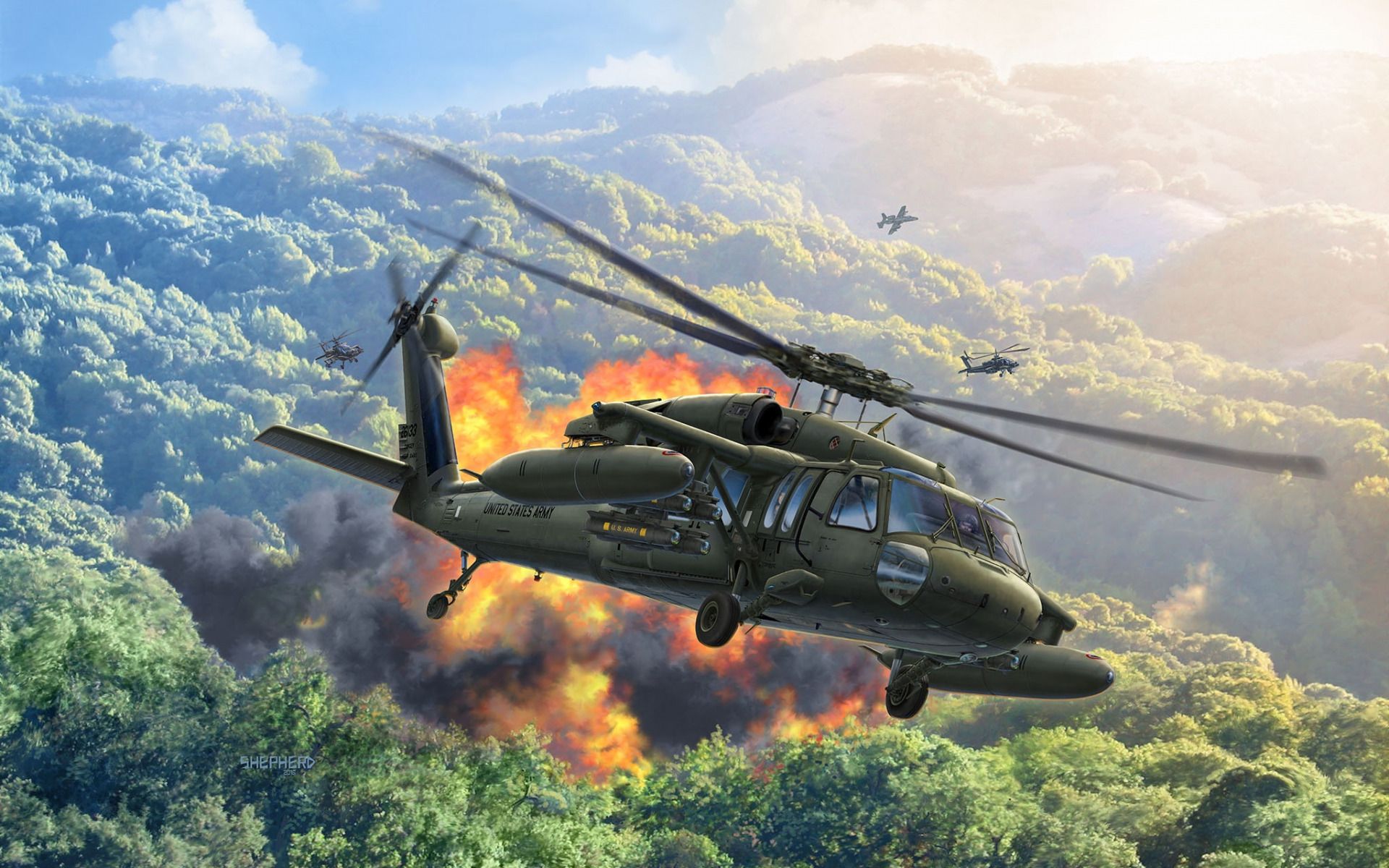 Combat Helicopter Wallpapers Wallpaper Cave