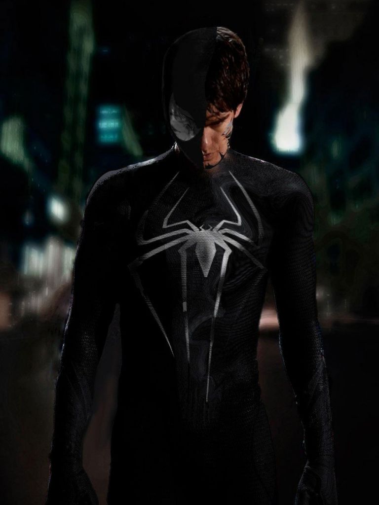 Tobey Maguire Black Spiderman