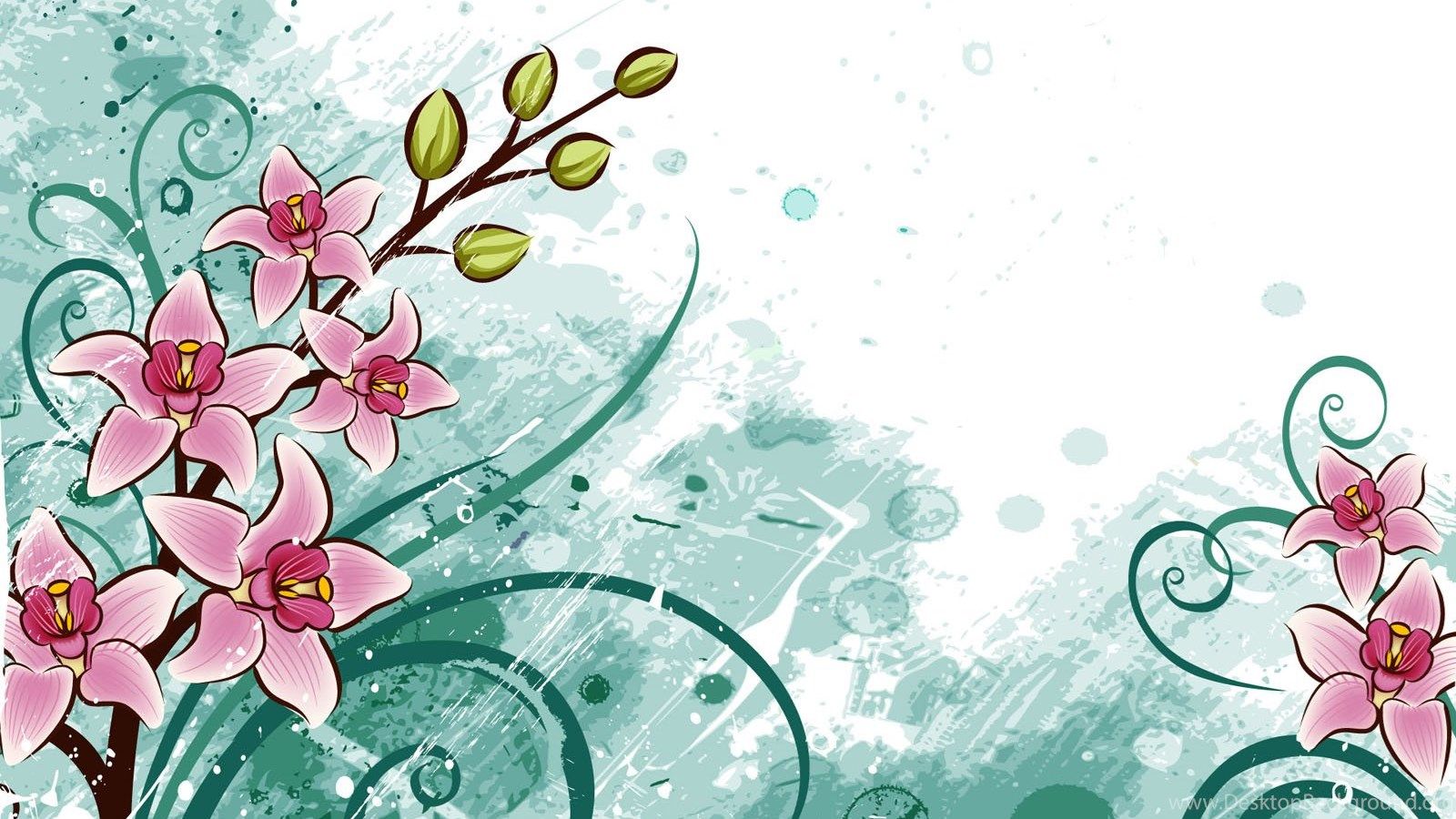 Flower Vector Wallpapers Wallpaper Cave