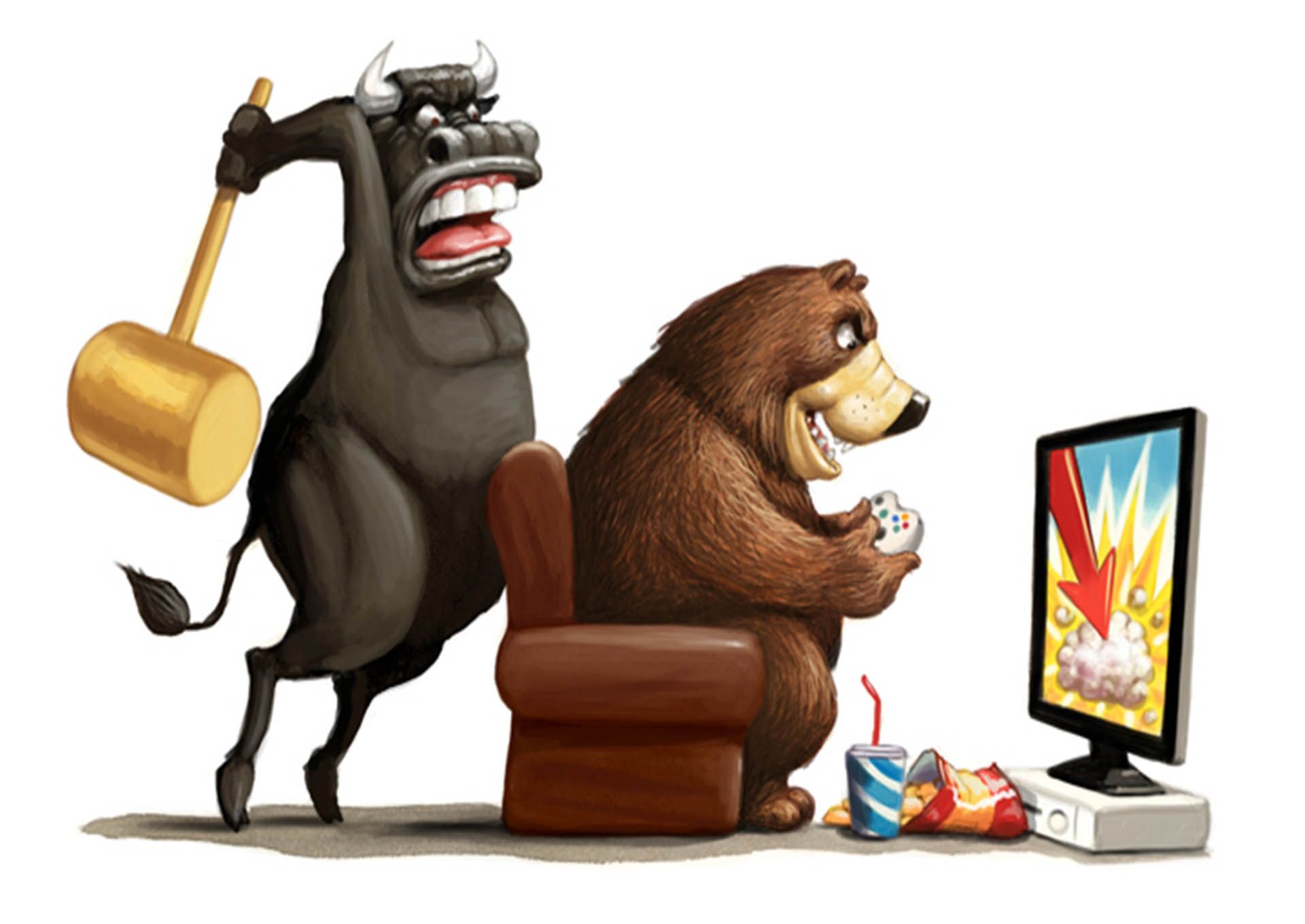 Bull And Bear Wallpapers Wallpaper Cave