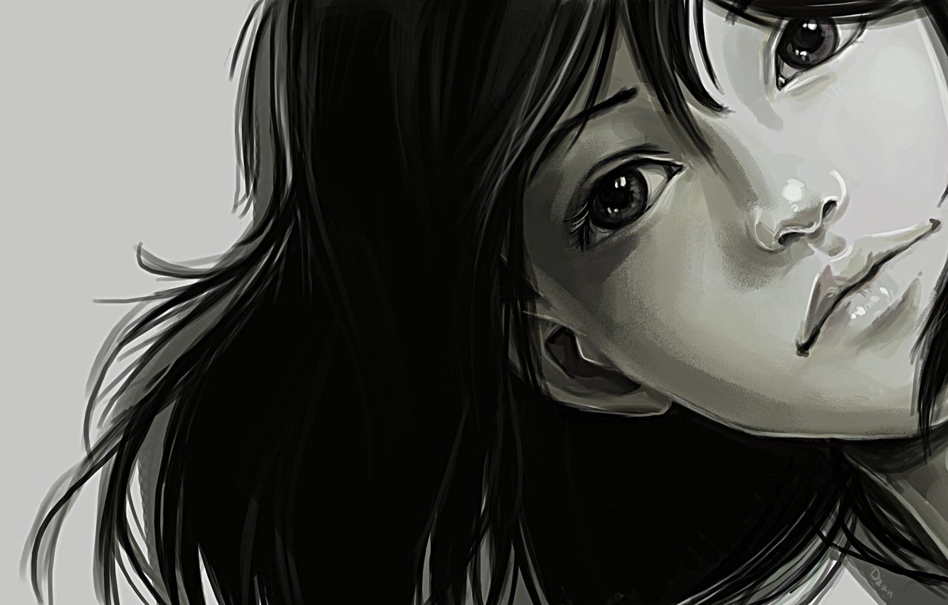 Black And White Girls Wallpapers Wallpaper Cave