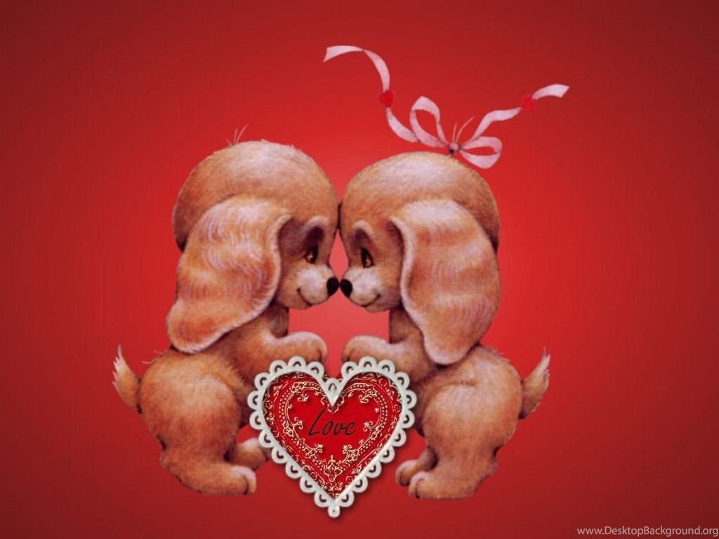 Cute Animal Valentines Wallpapers Wallpaper Cave