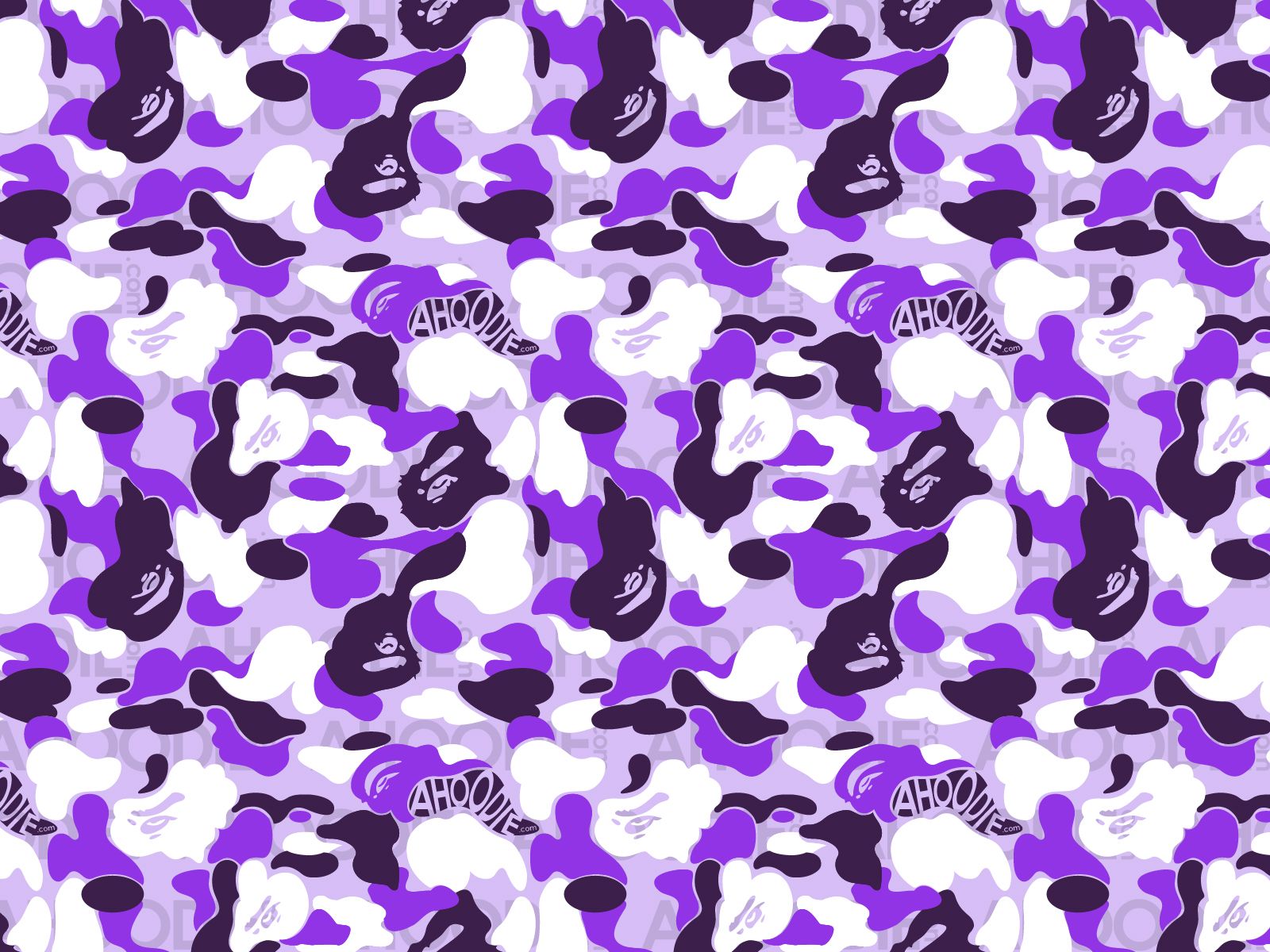 Purple Bape Wallpapers Wallpaper Cave