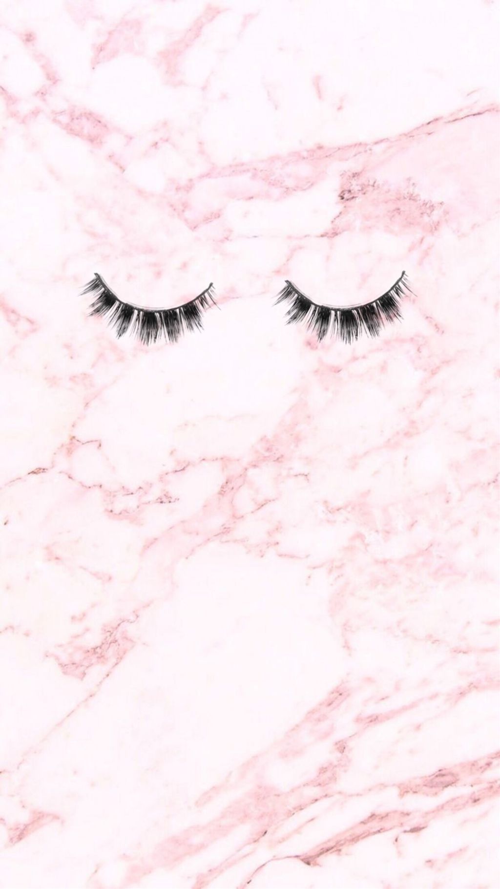 Lashes Wallpaper Pink canvastalk