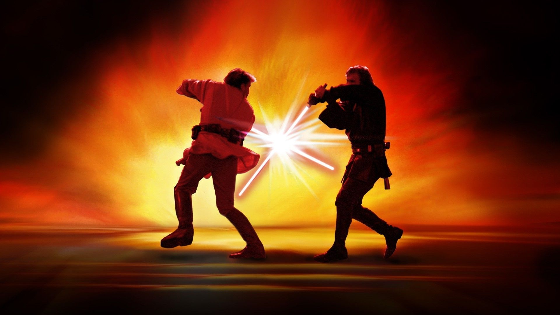 Anakin Vs Obi Wan Wallpapers Wallpaper Cave