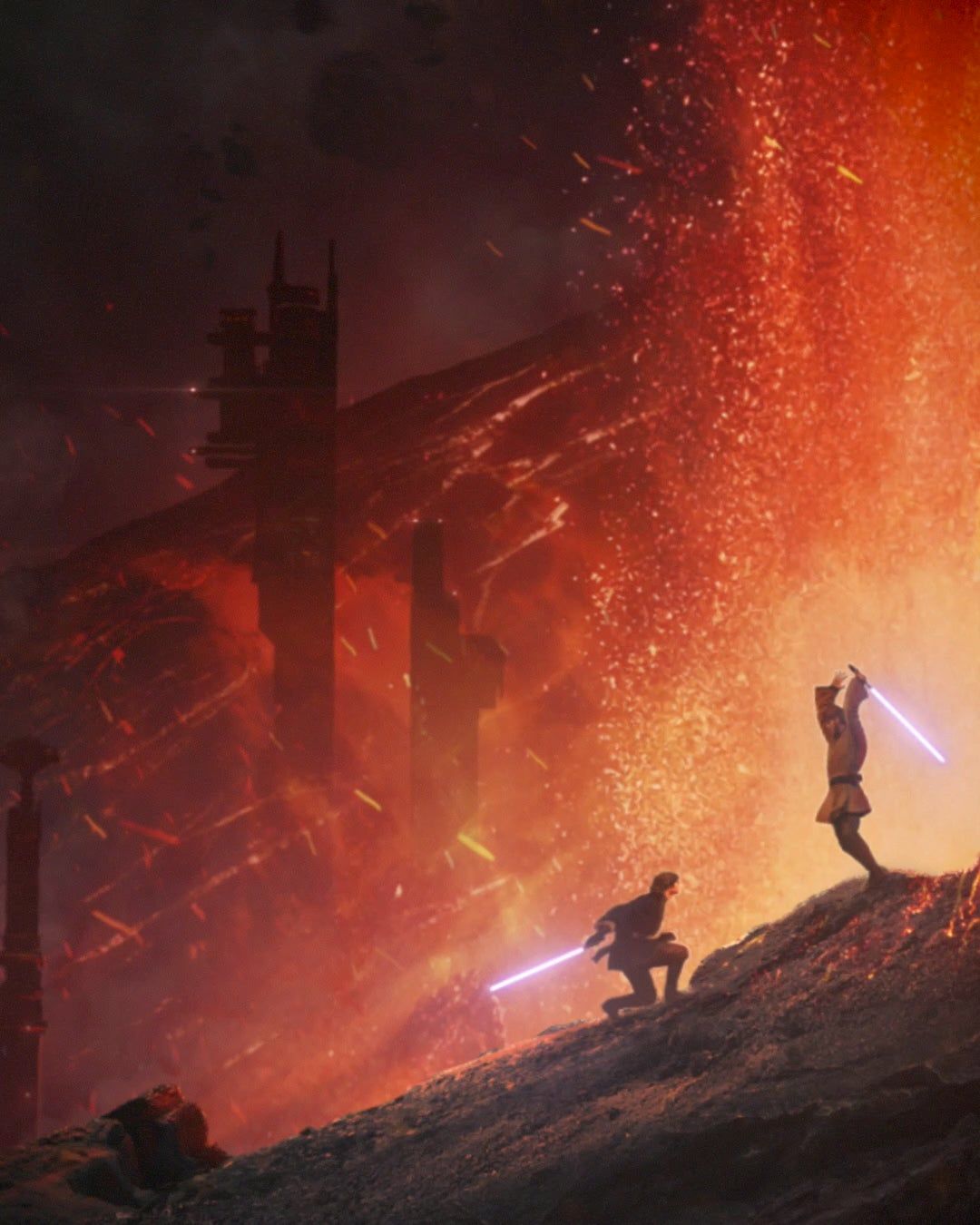 Anakin Vs Obi Wan Wallpapers Wallpaper Cave