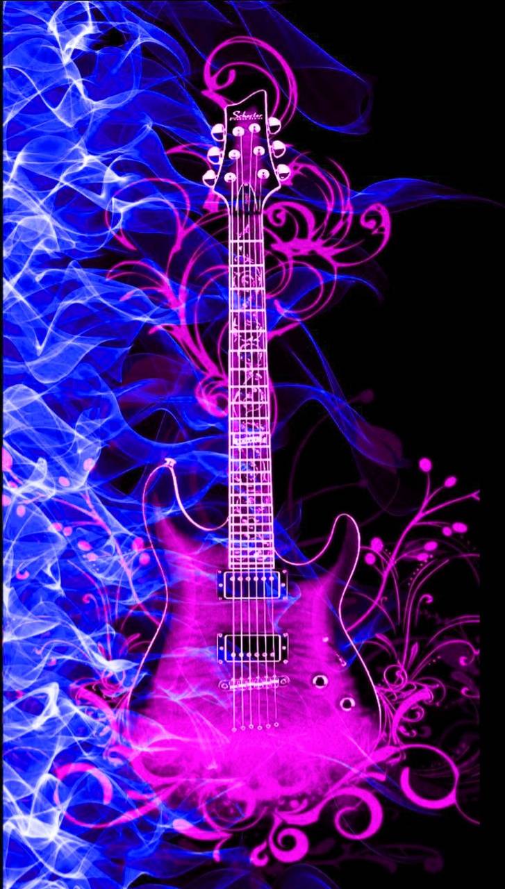 Purple Electric Guitars Wallpapers