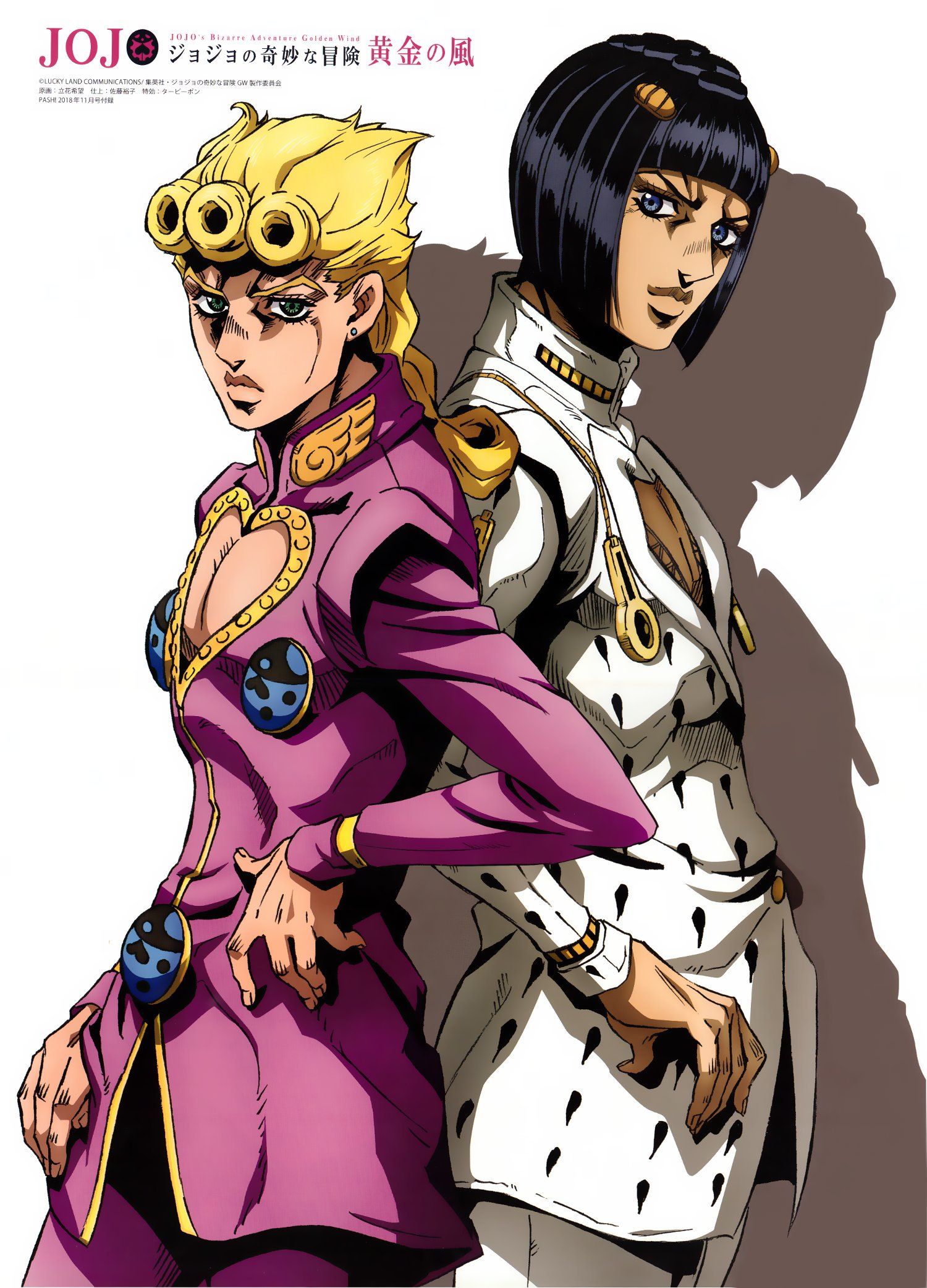 JoJo's Bizarre Adventure Golden Wind Wallpapers Wallpaper Cave
