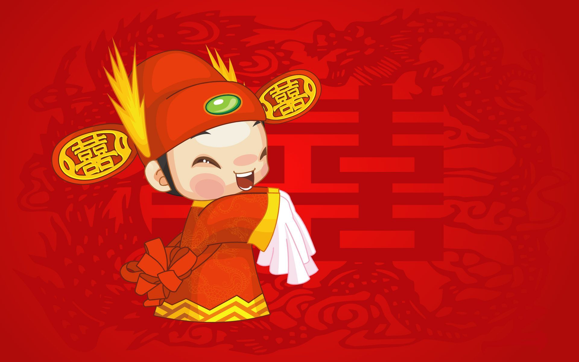 Chinese New Year Cartoon Wallpapers Wallpaper Cave