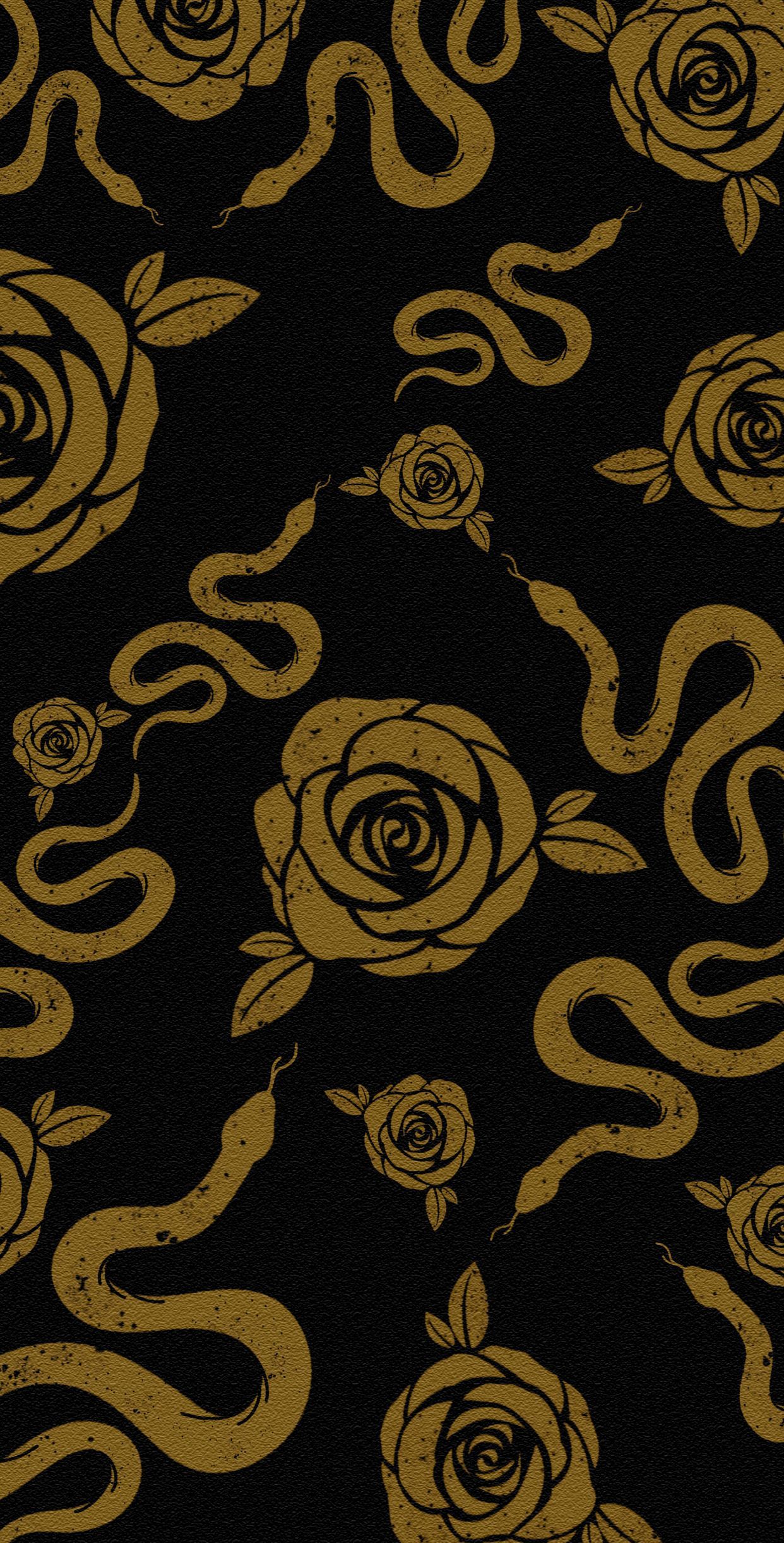 Gold Snakes Wallpapers Wallpaper Cave