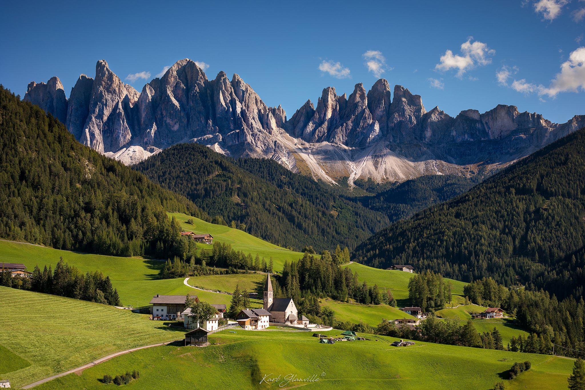 The Village Of Santa Maddalena Italy Wallpapers Wallpaper Cave