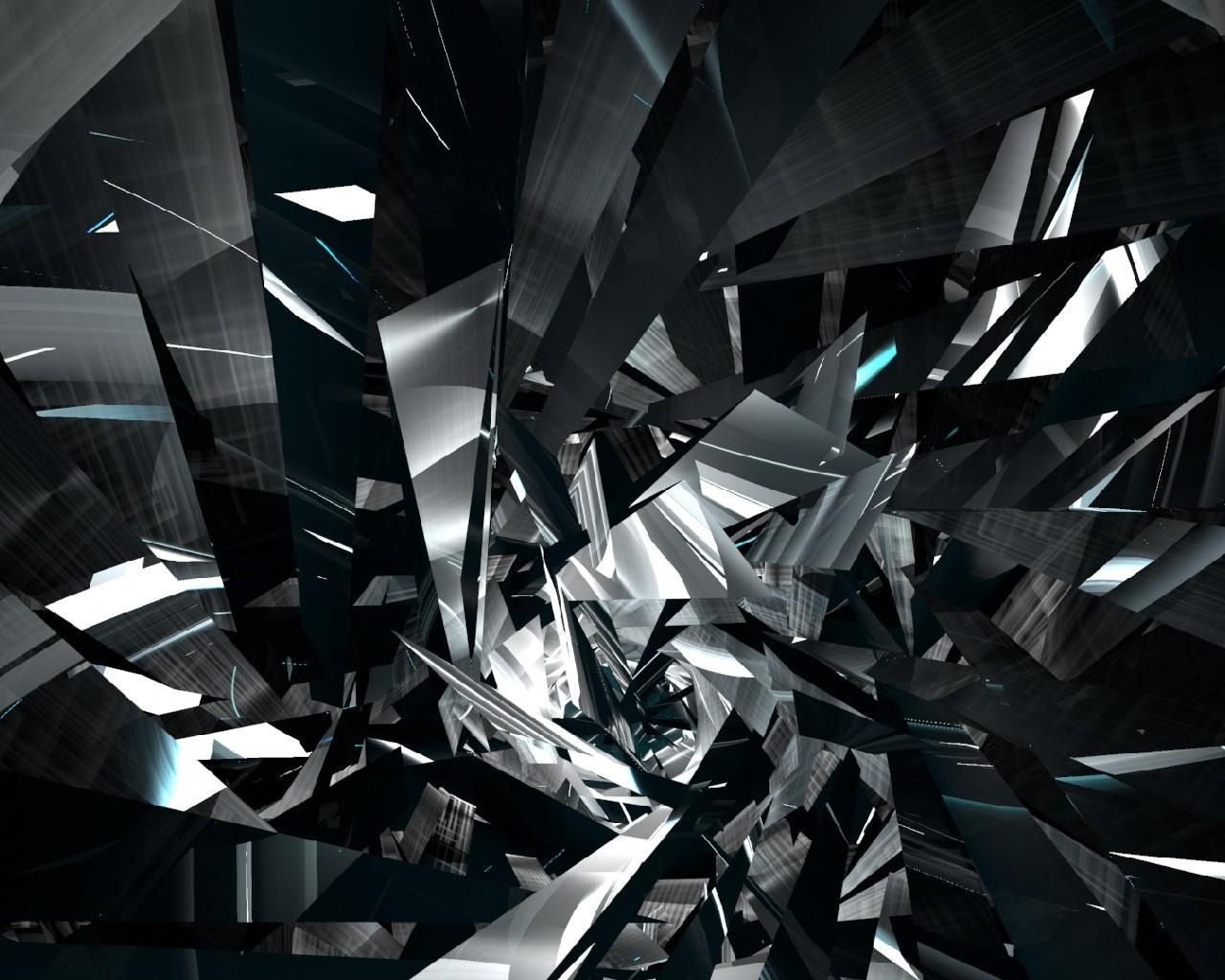 Black And Dark Blue Crystals Wallpapers Wallpaper Cave