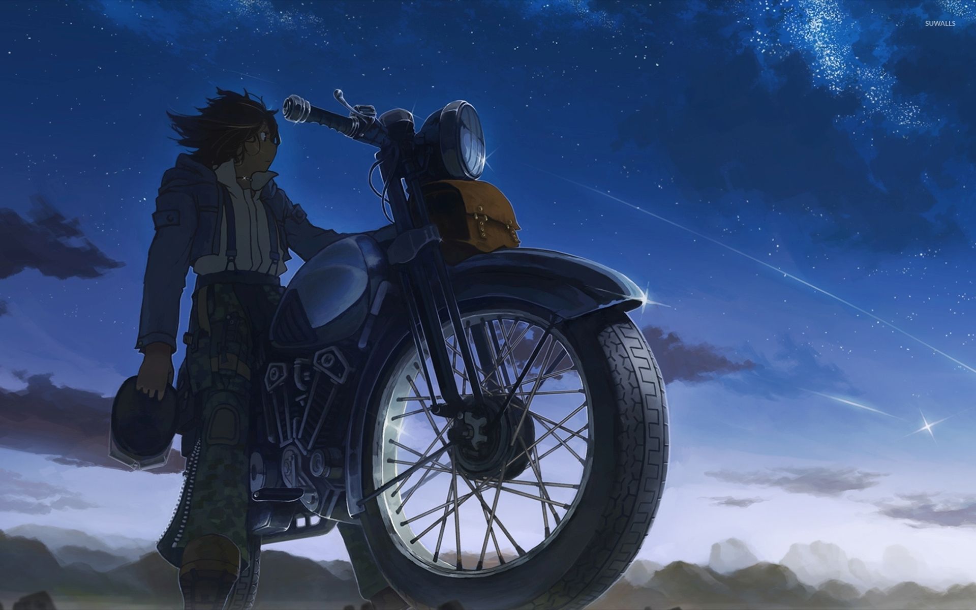Bike Anime Wallpapers Wallpaper Cave