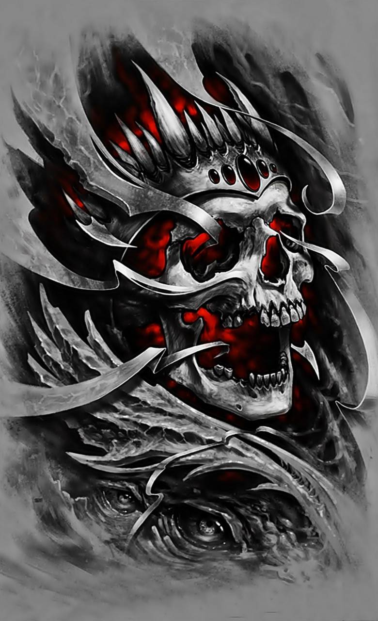 Skull Crown Wallpapers Wallpaper Cave