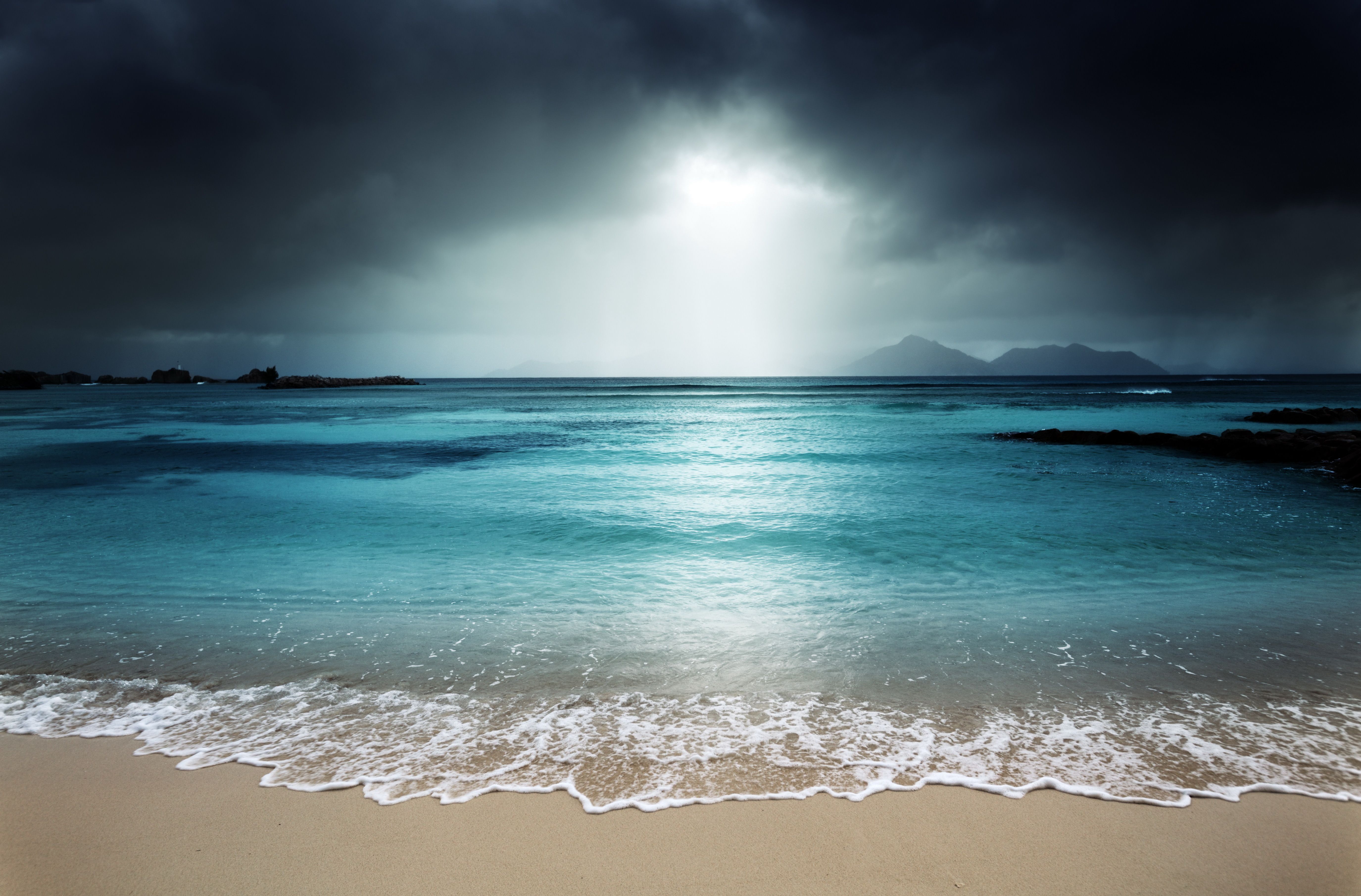 Dark Beach Wallpapers Wallpaper Cave