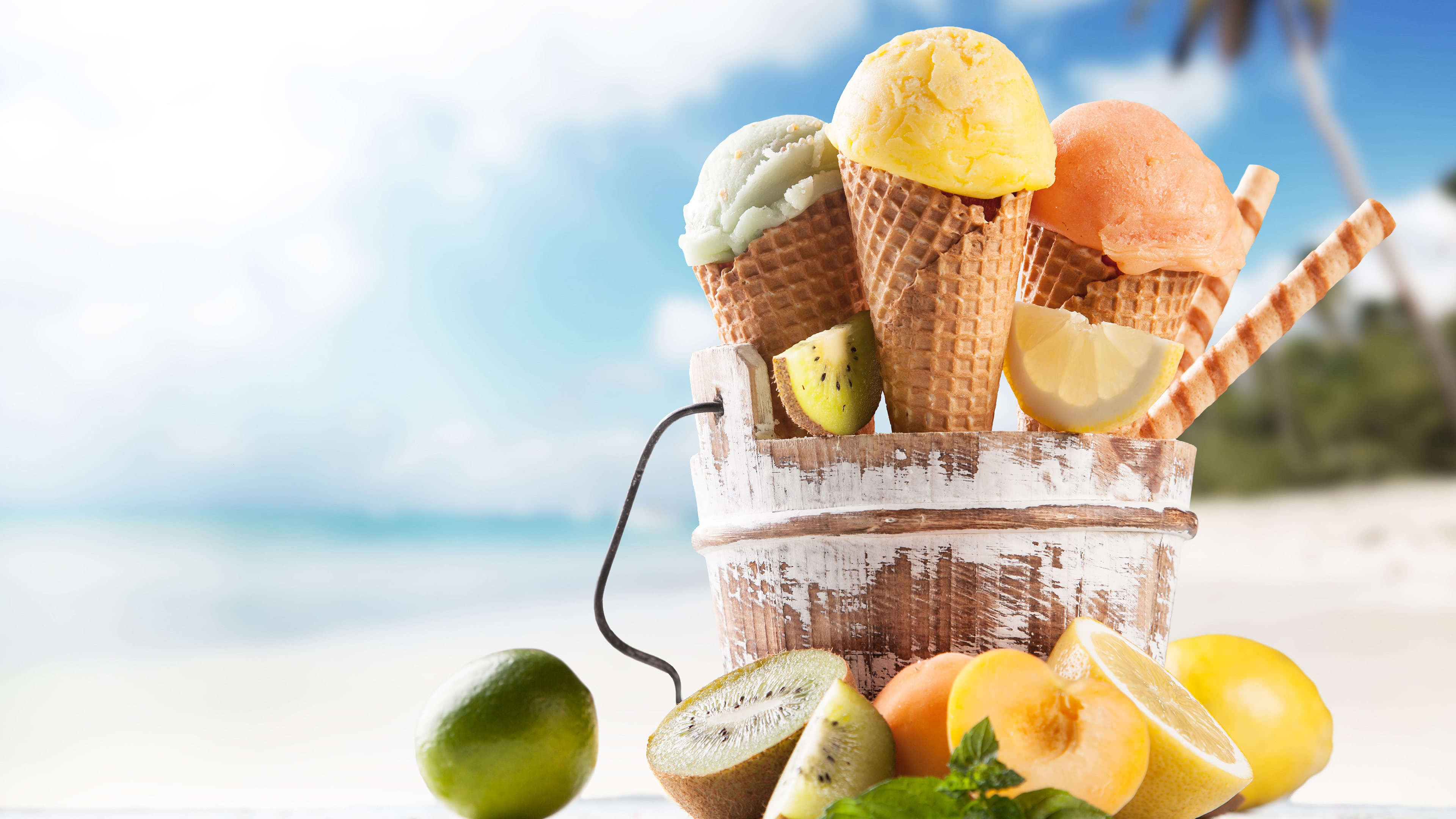Fruit Salad With Ice Cream 4K Wallpapers - Wallpaper Cave