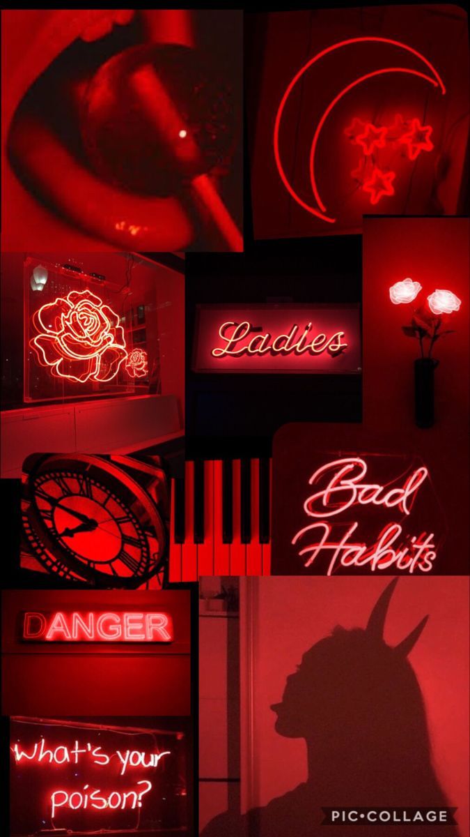 Neon Red Aesthetic Wallpapers Wallpaper Cave