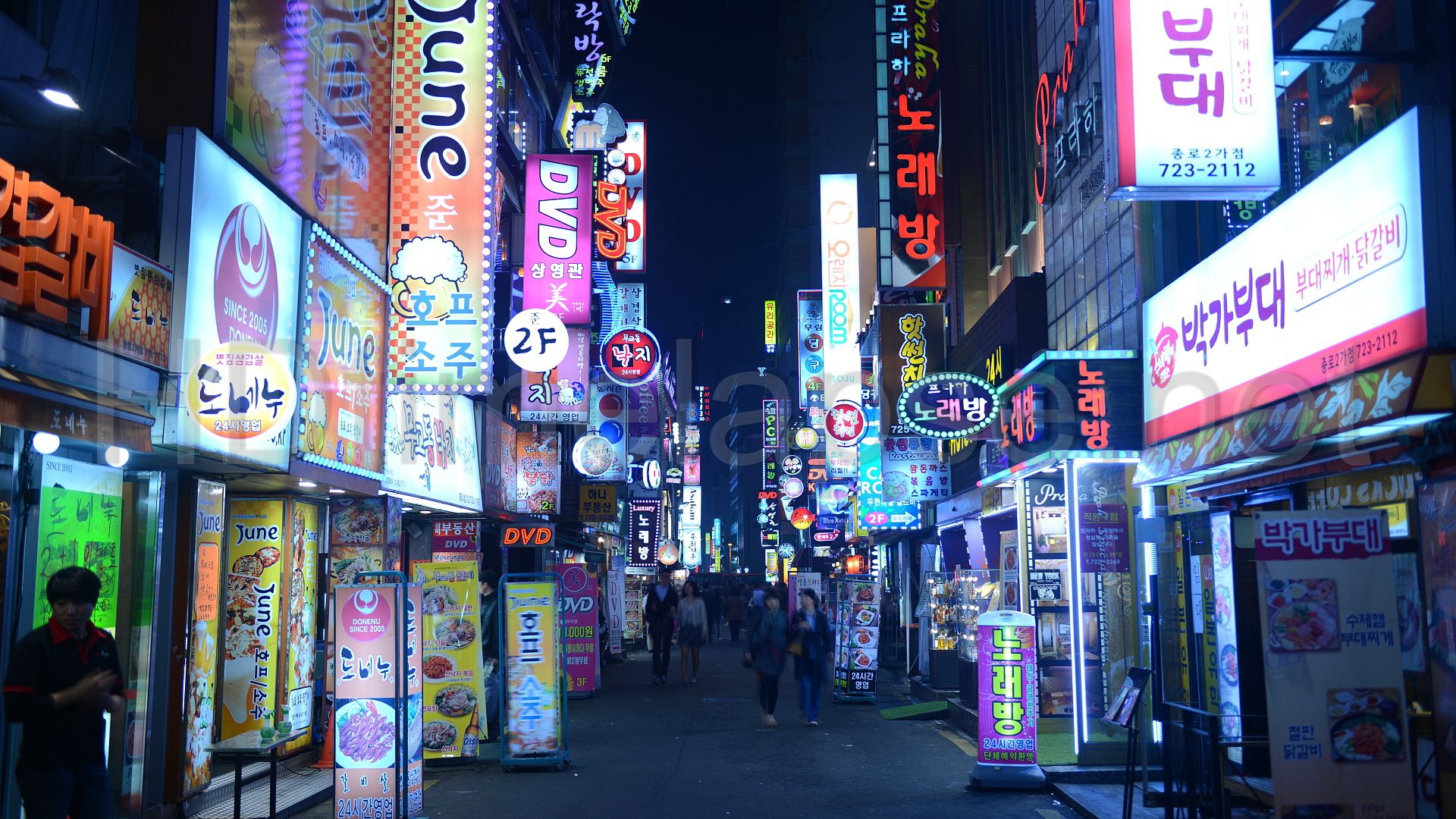 Korean Street Wallpapers Wallpaper Cave