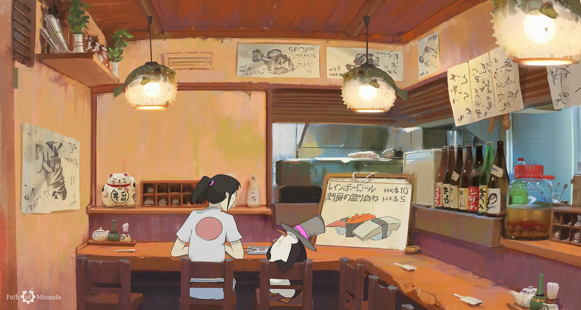 Coffee Shop Anime Wallpapers Wallpaper Cave