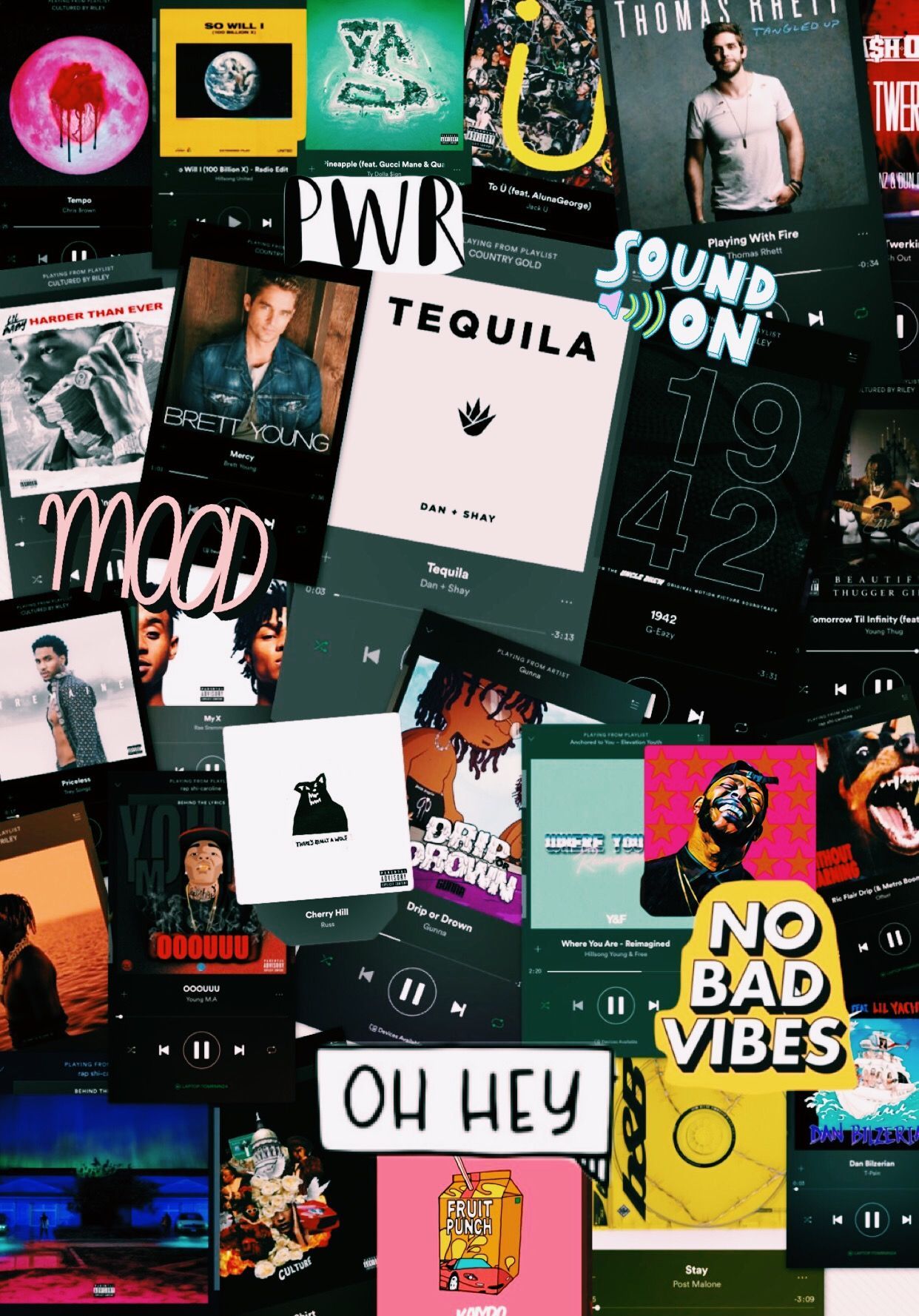 Music Collage Wallpapers Wallpaper Cave