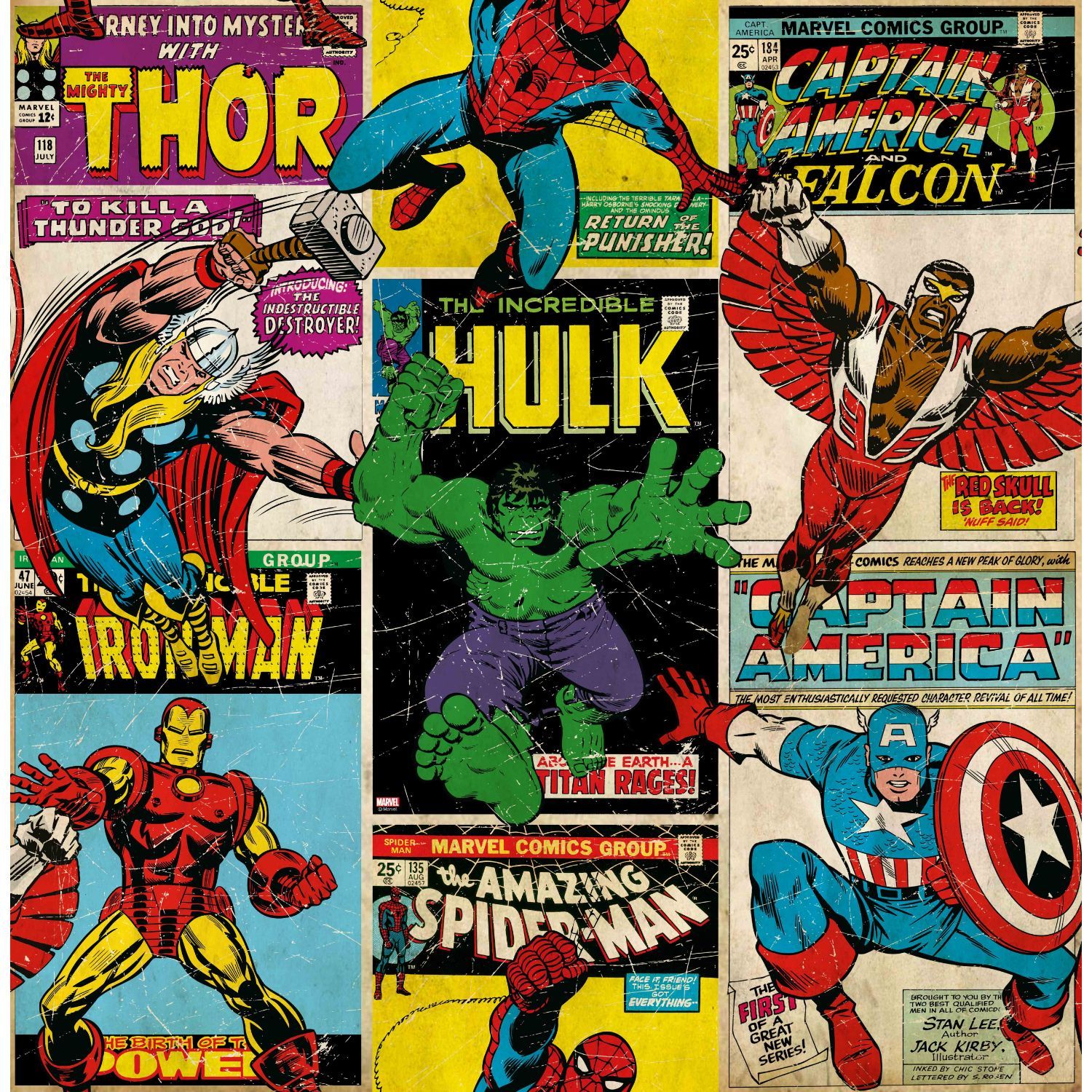 Retro Marvel Comic Wallpapers Wallpaper Cave