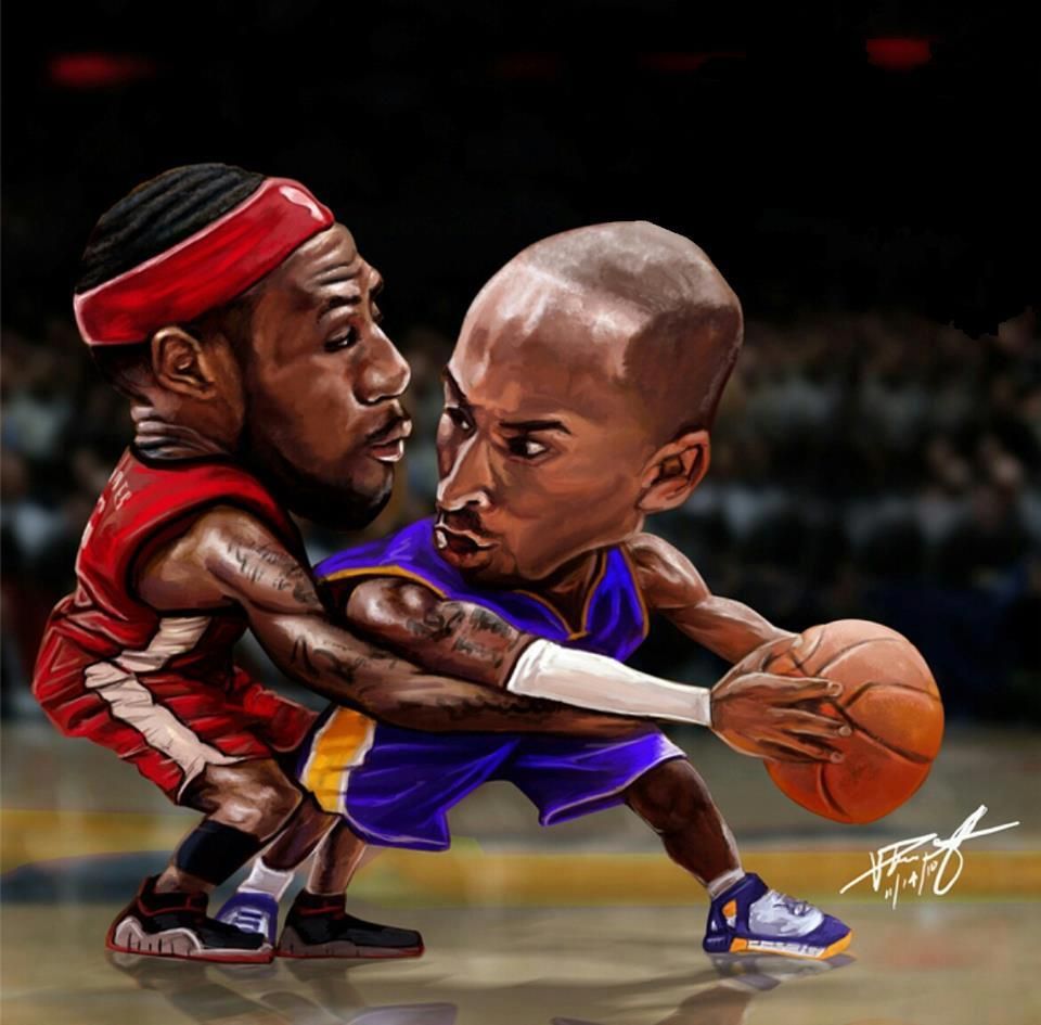 Kobe Jordan Lebron Desktop Wallpapers Wallpaper Cave