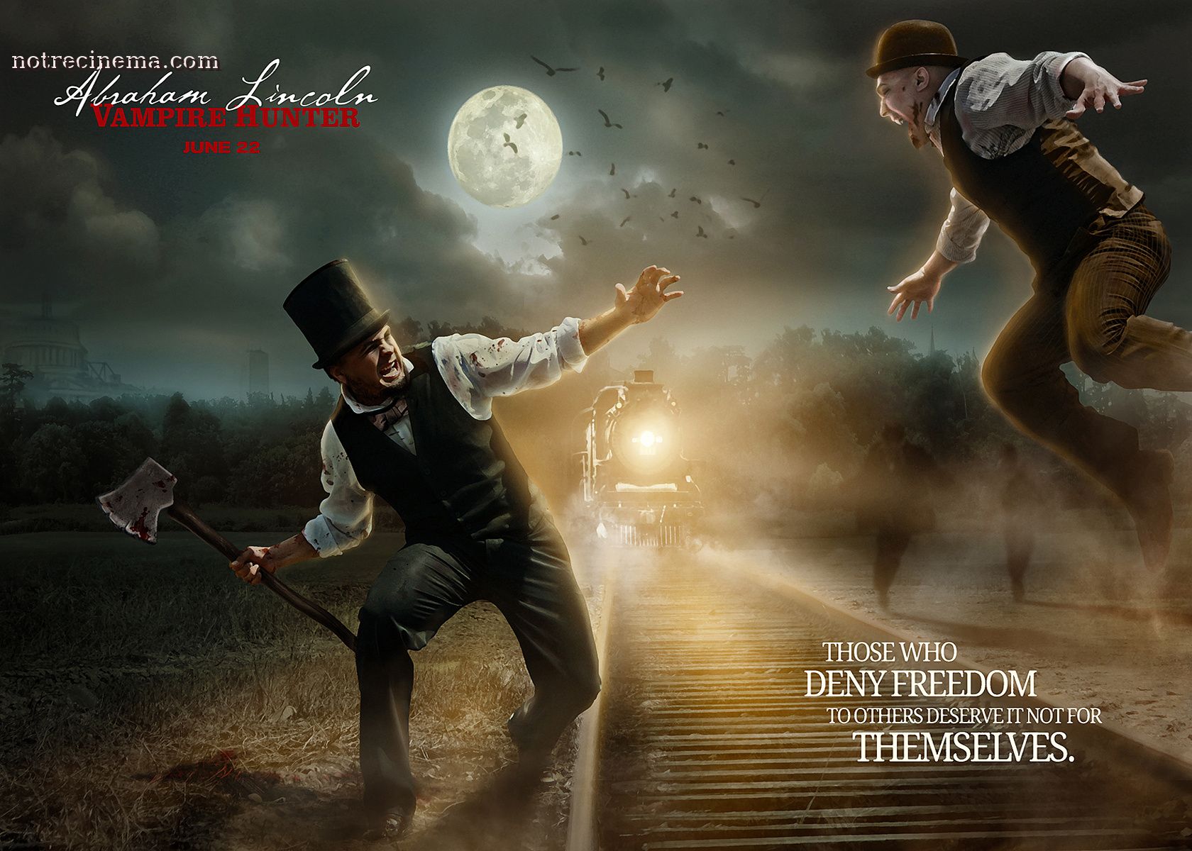 Abraham Lincoln Vampire Hunter Wallpapers Wallpaper Cave