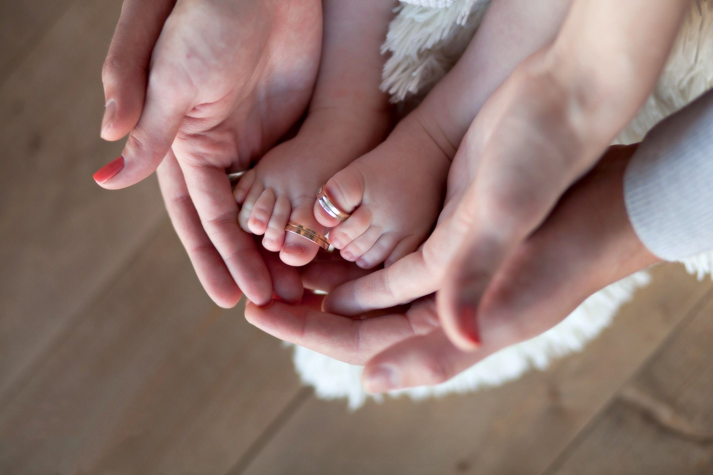 Baby Feet Background Wallpaper