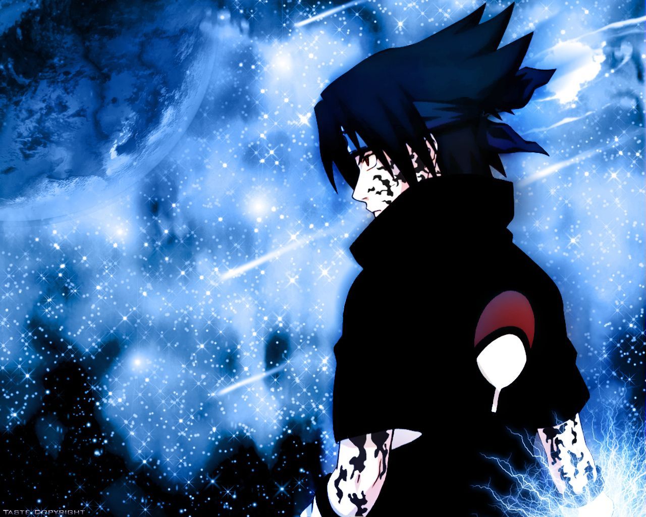 Sasuke Blue Wallpapers Wallpaper Cave
