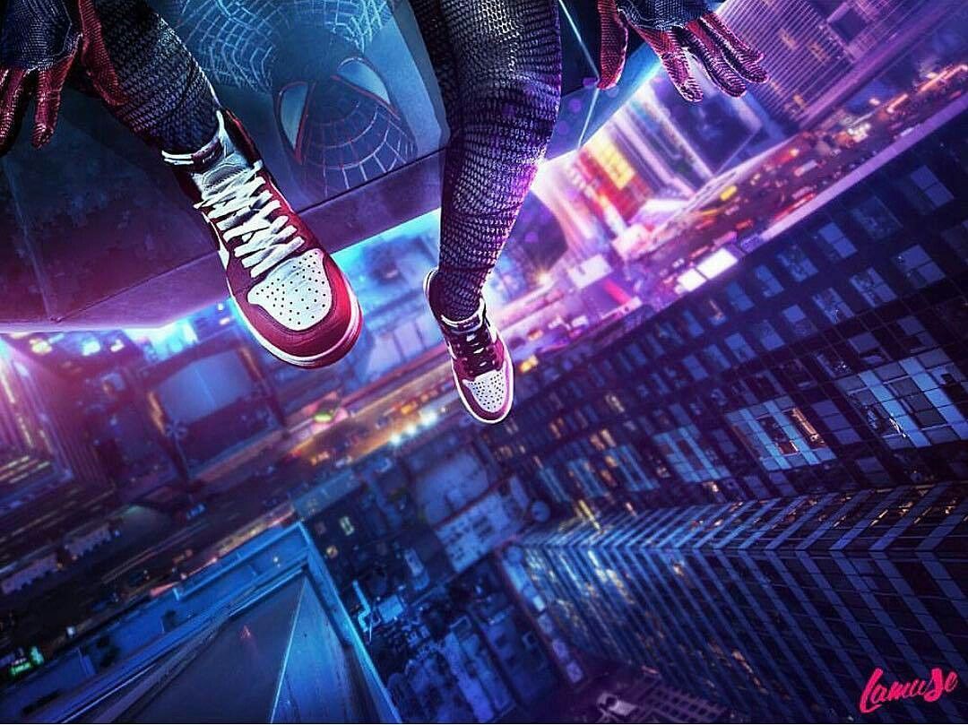 SpiderMan Air Jordan Wallpapers Wallpaper Cave